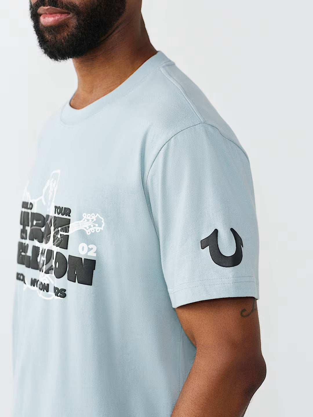 True Religion - Logo Blocky Puff Tee
