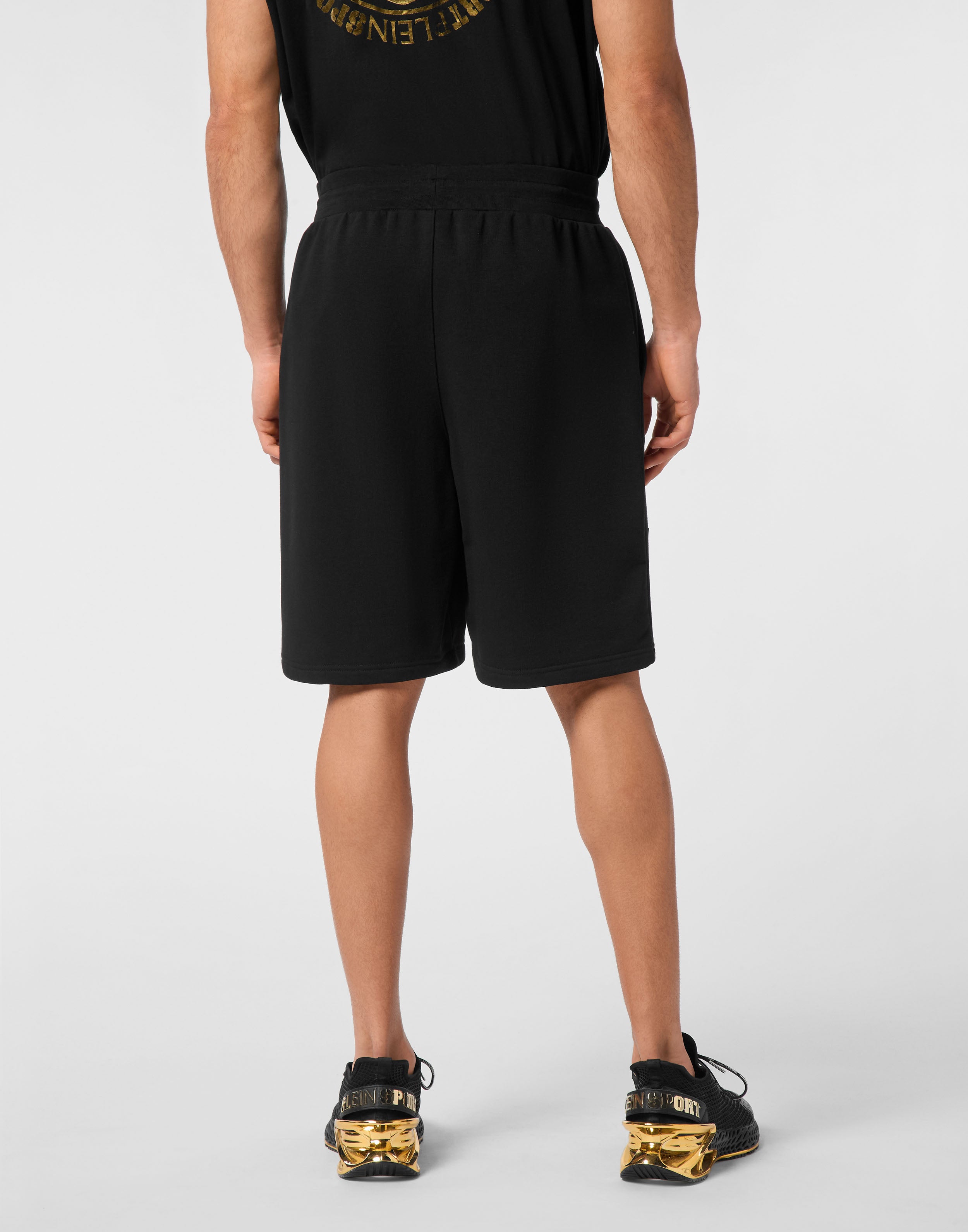PHILIPP PLEIN - PLEIN SPORT Short Cargo Pants Laminated