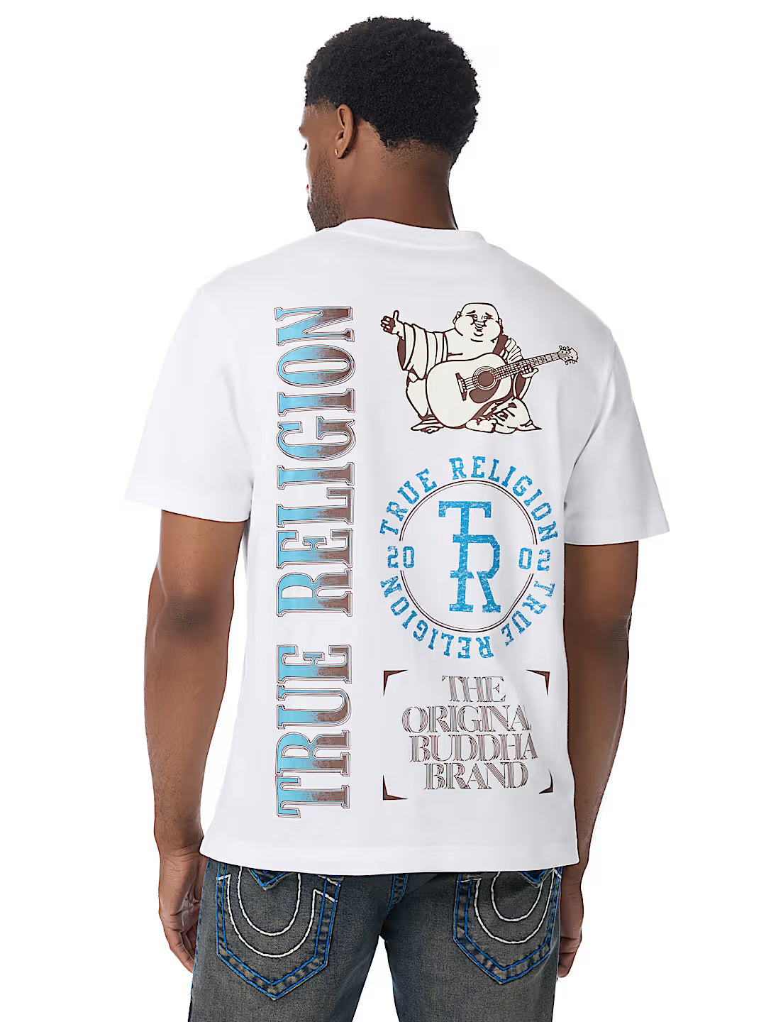 True Religion - Stacked Logo Tee