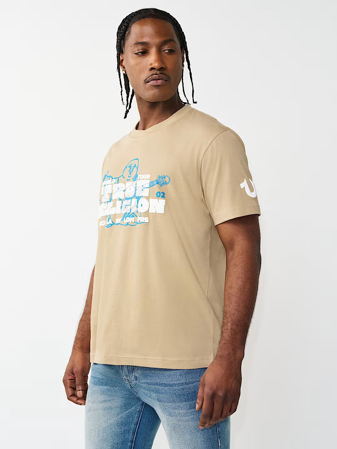 True Religion - Logo Blocky Puff Tee