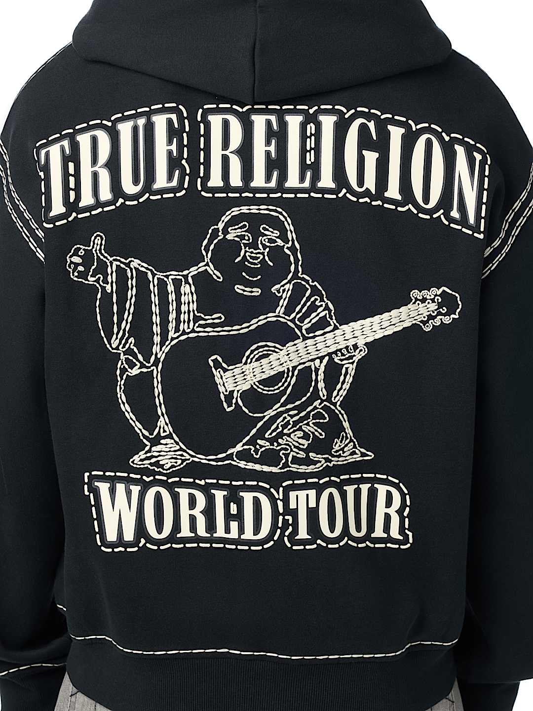 True Religion - Super Qt Boxy Zip Hoodie