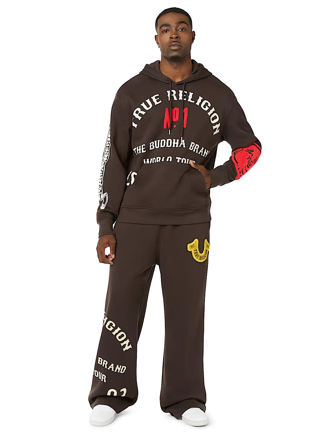 True Religion - Authentic Vintage Logo Baggy Sweatpant