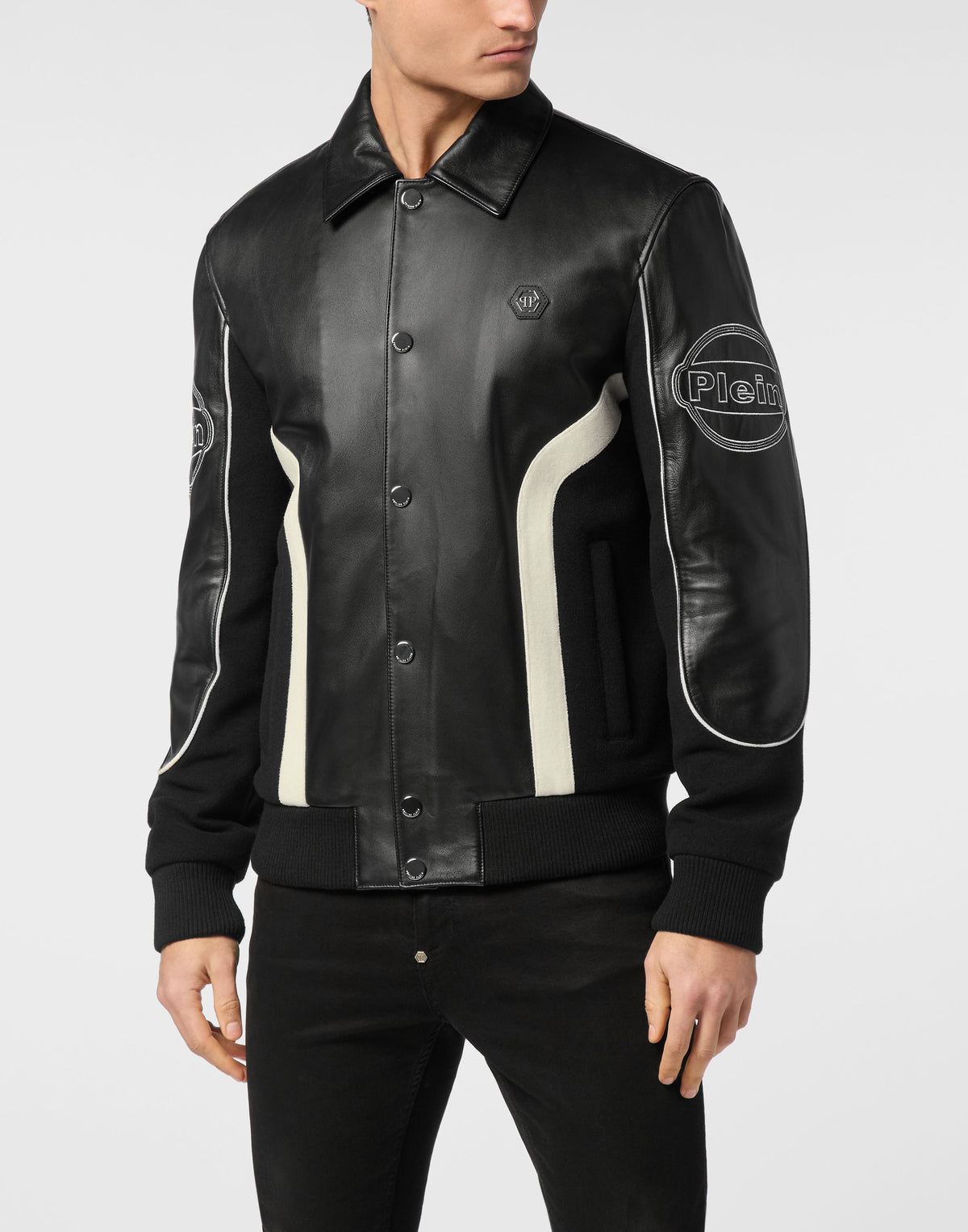 PHILIPP PLEIN - Coster Bomber Jacket LS Plein Club