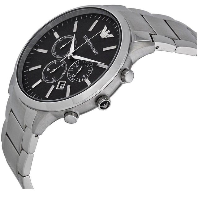 Emporio Armani - Renato Men's Silver Watch AR2460 - Brandatak Store