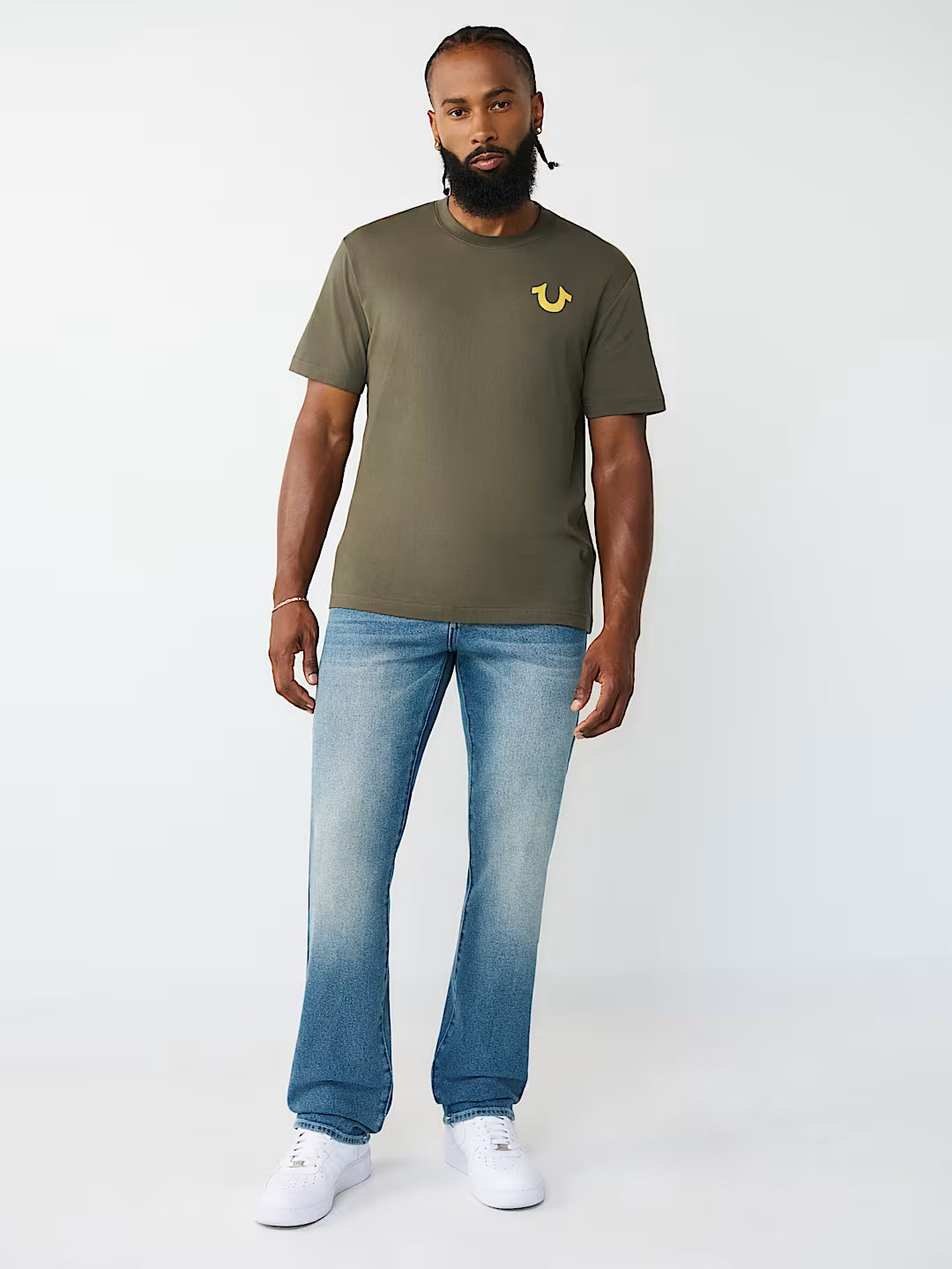 True Religion - Marker Script Buddha Tee