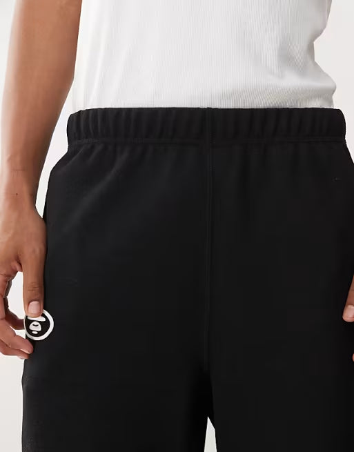 Aape - by A Bathing Ape logo sweatshirt fabric shorts