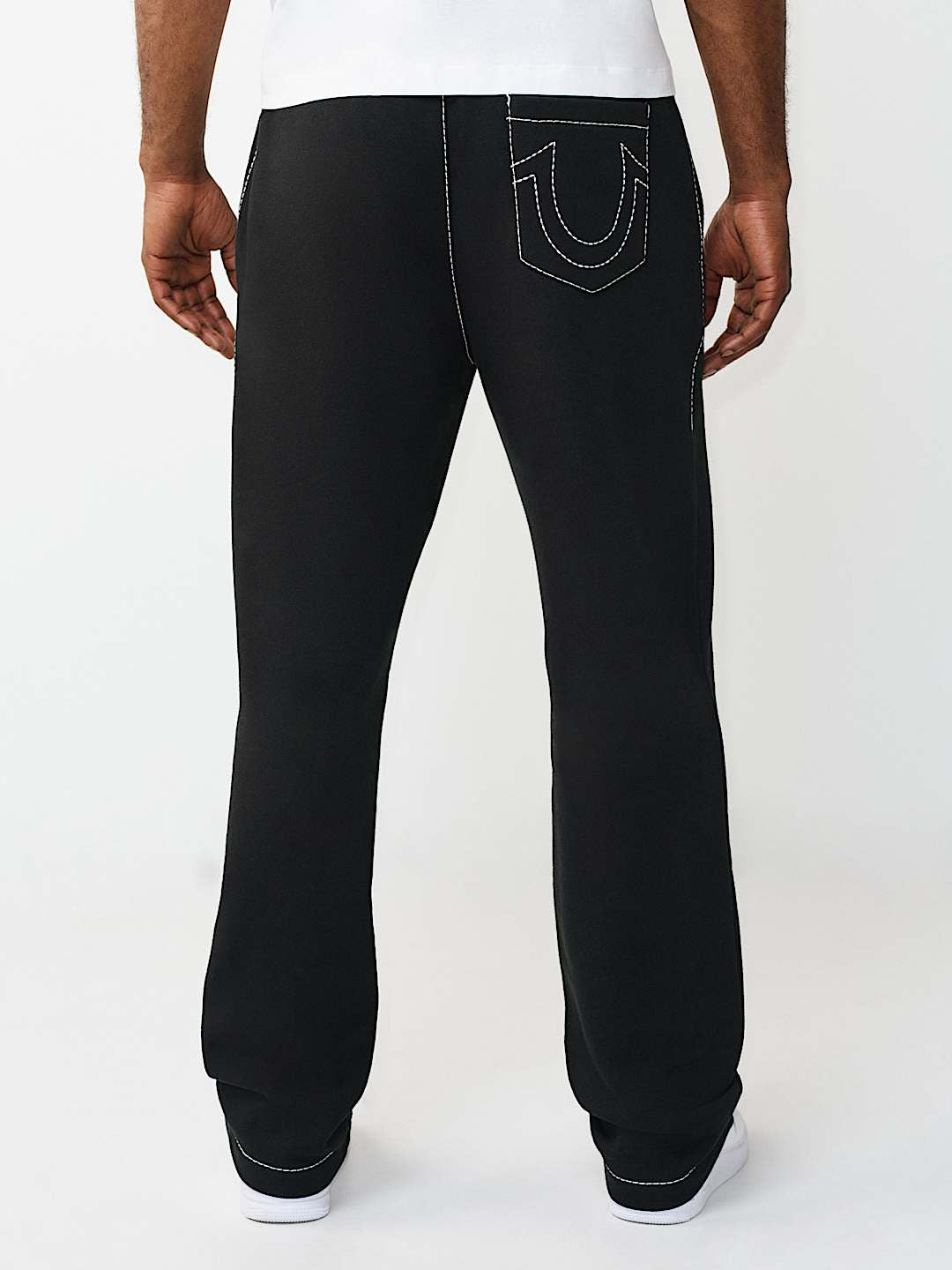 True Religion - Logo Crest Big T Baggy Sweatpant
