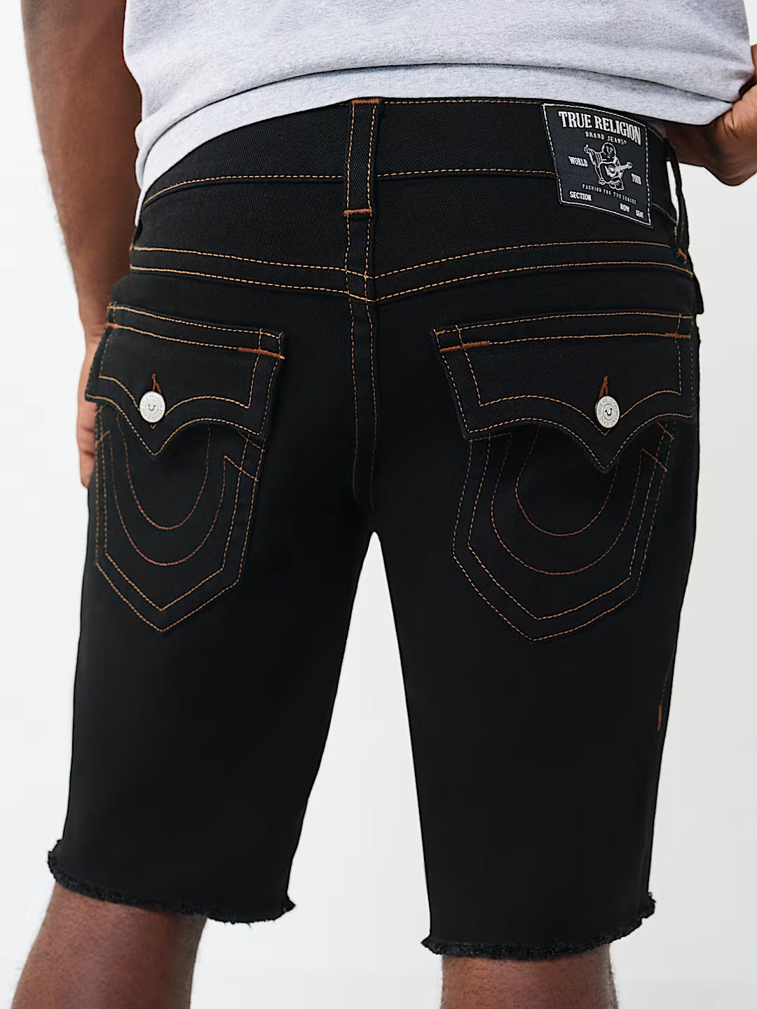 True Religion - Ricky Frayed Hem Flap Short