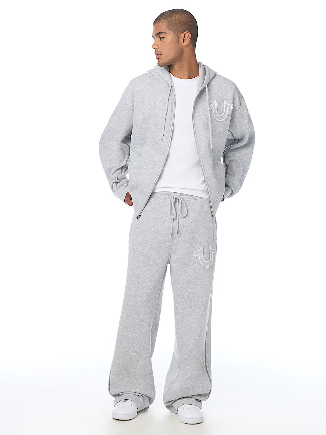 True Religion - Ribbed Baggy Sweatpant