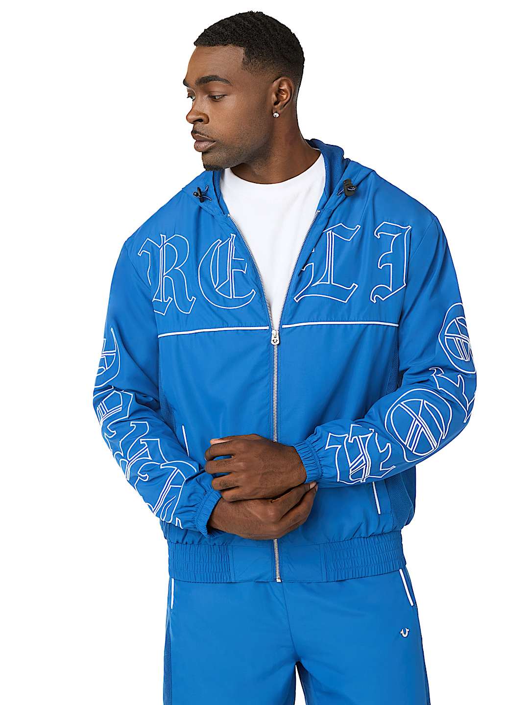 True Religion - Exploded Logo Nylon Jacket