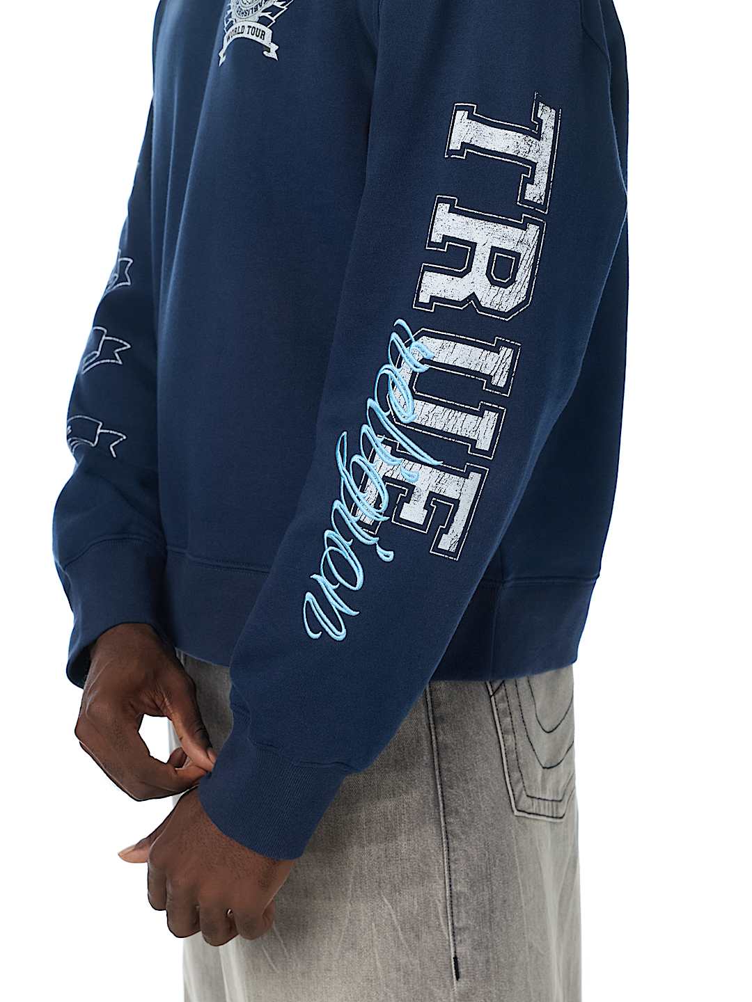 True Religion - Horseshoe Crest Relaxed Crewneck