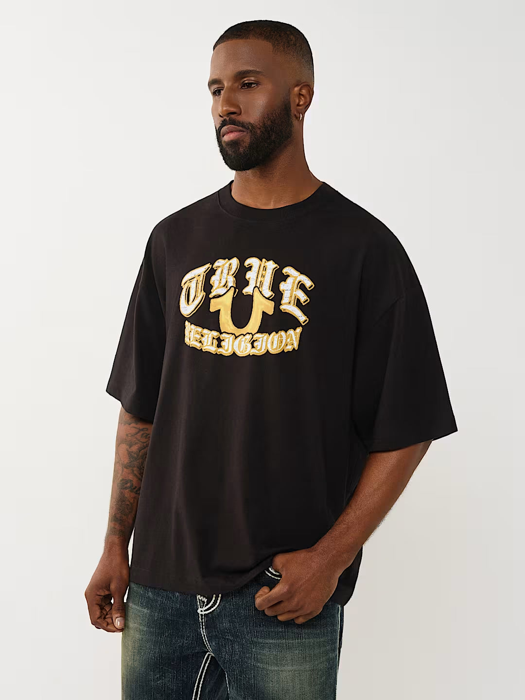 True Religion - Rottweiler Heavyweight Oversized Tee