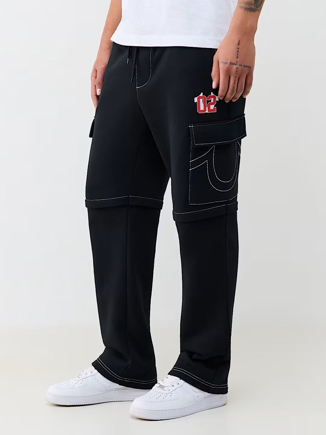 True Religion - Contrast Mfg Cargo Sweatpant