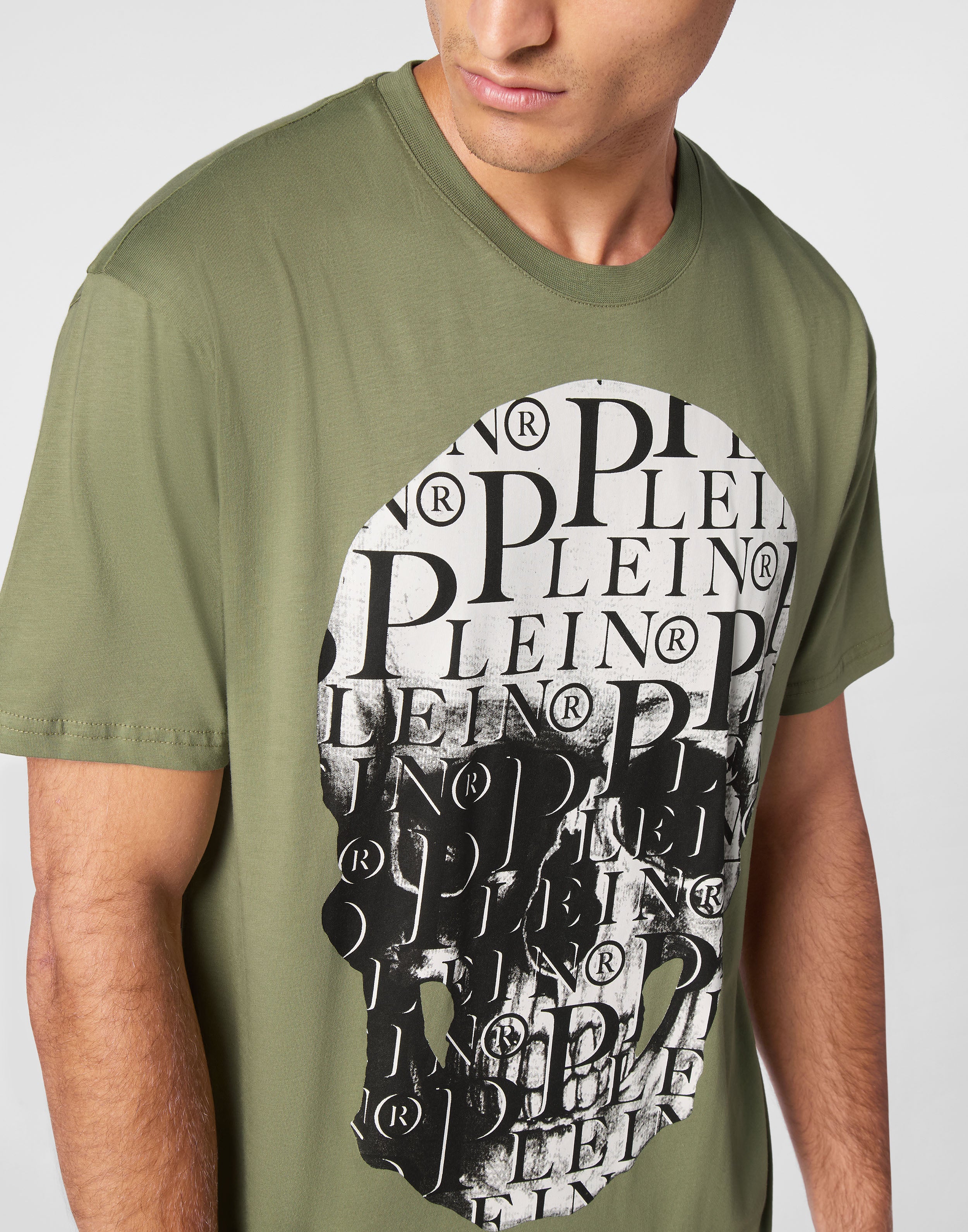 PHILIPP PLEIN -  T-shirt Round Neck SS Print Skull
