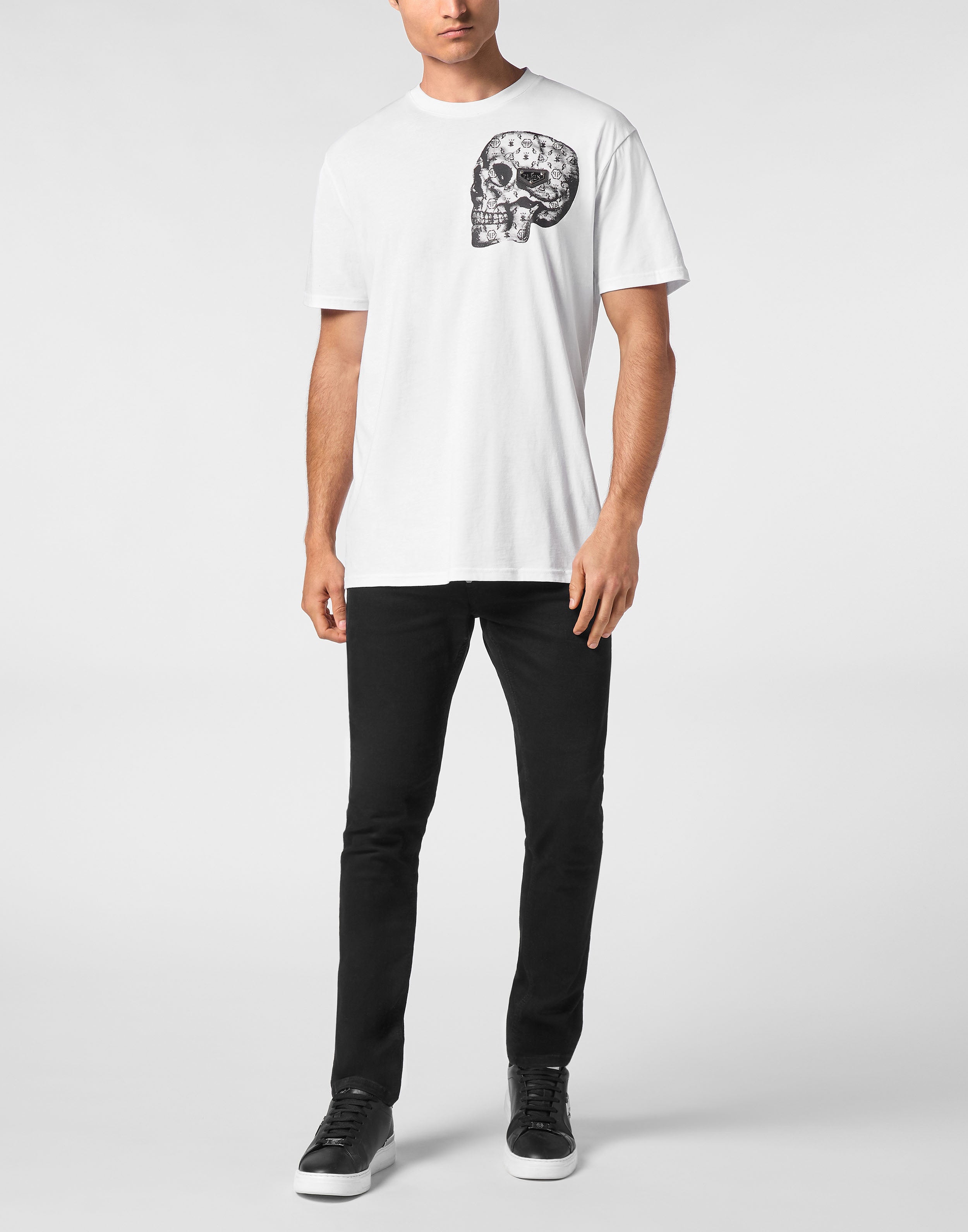 PHILIPP PLEIN - T-shirt Round Neck SS Skull