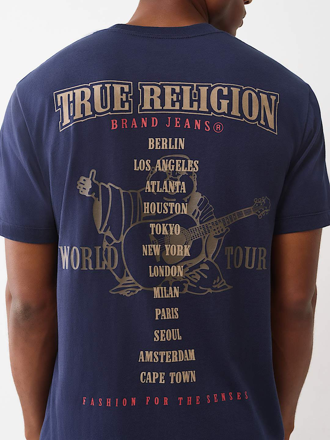 True Religion - Flocked World Tour Tee