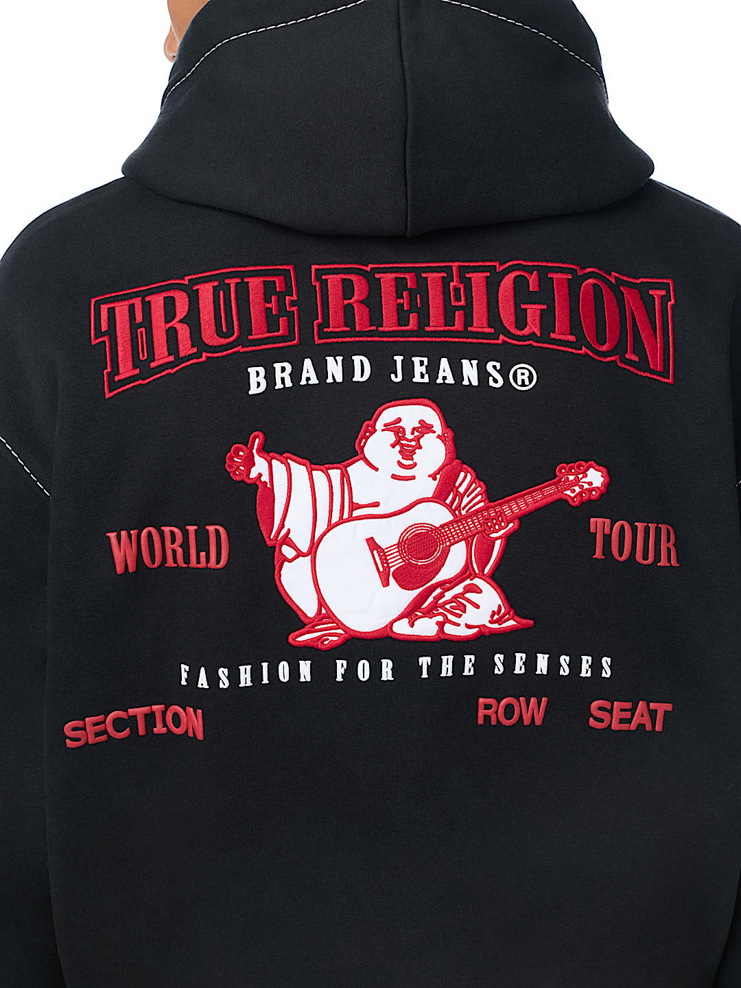 True Religion - Big T World Tour Boxy Zip Hoodie