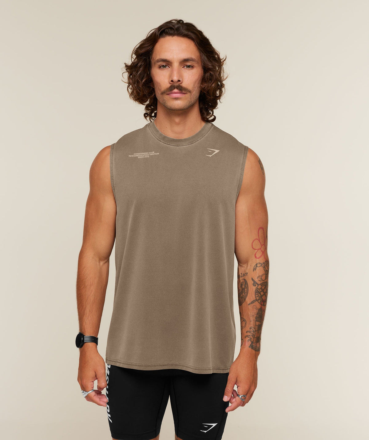 Gymshark conditioning club washed tank sleeveless, photo 2