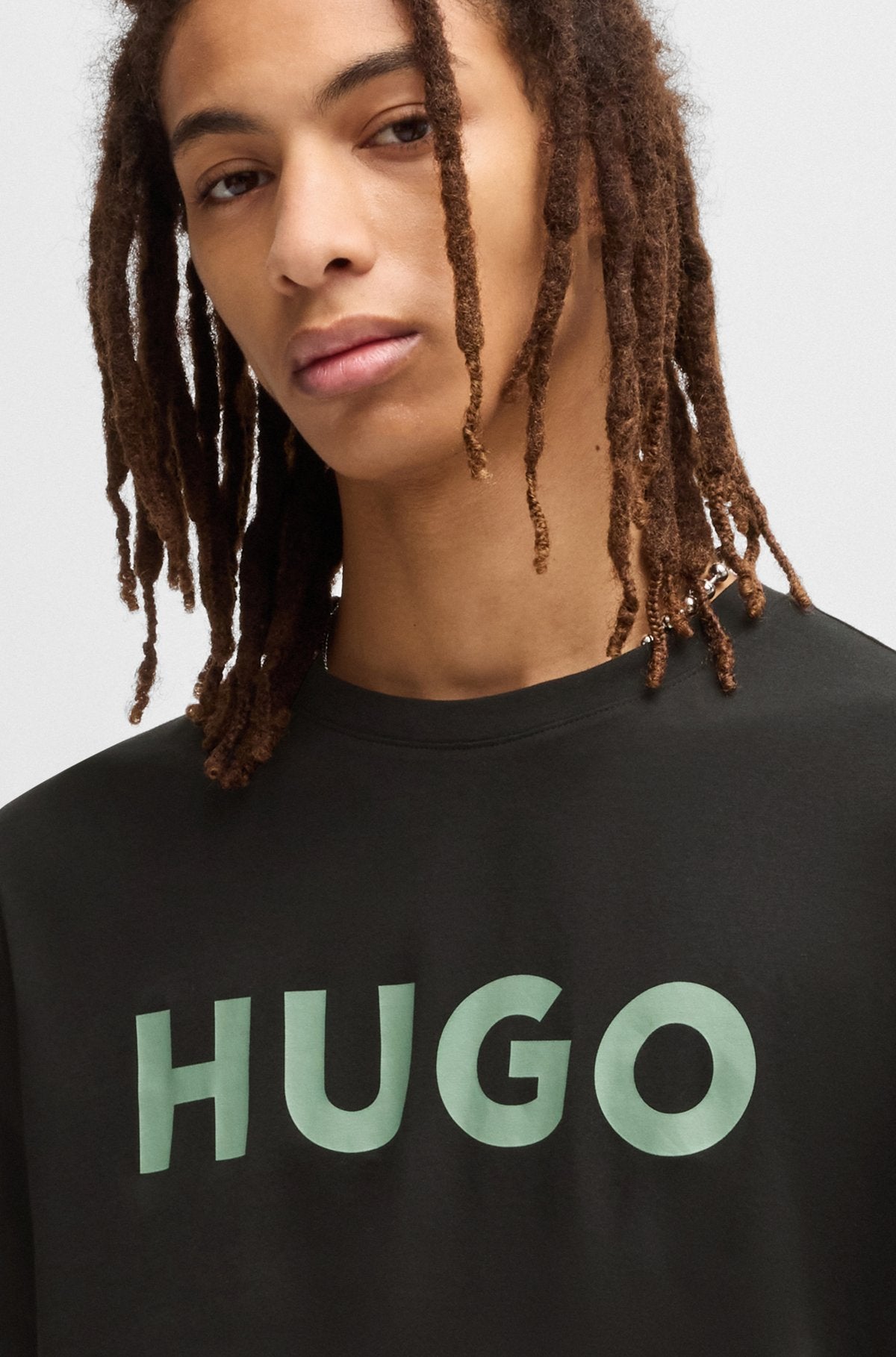 Regular-fit T-shirt in cotton jersey with logo print