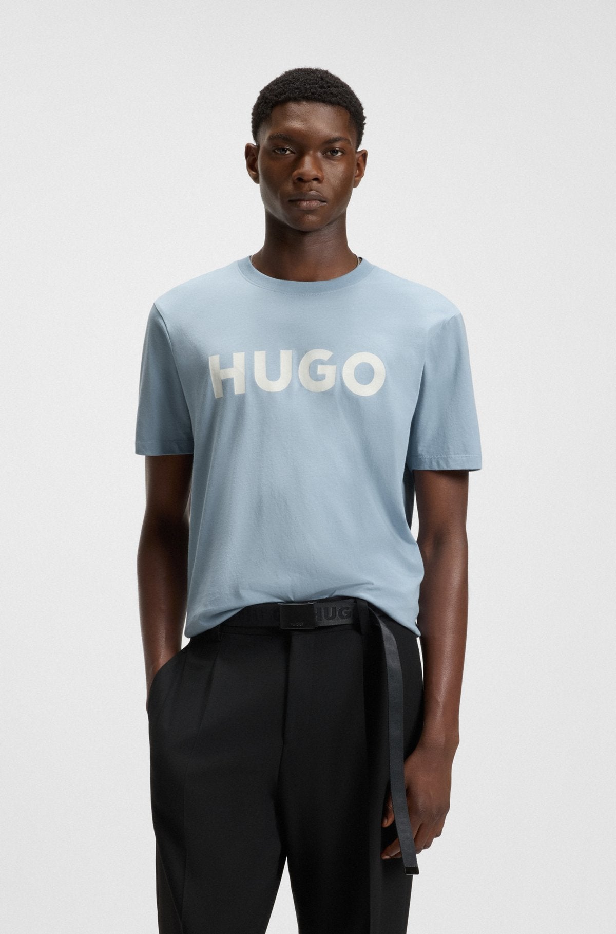 Regular-fit T-shirt in cotton jersey with logo print