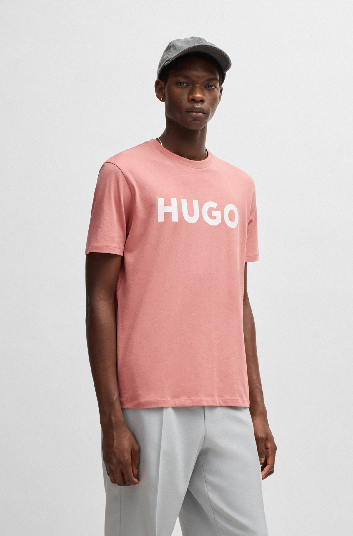 Regular-fit T-shirt in cotton jersey with logo print