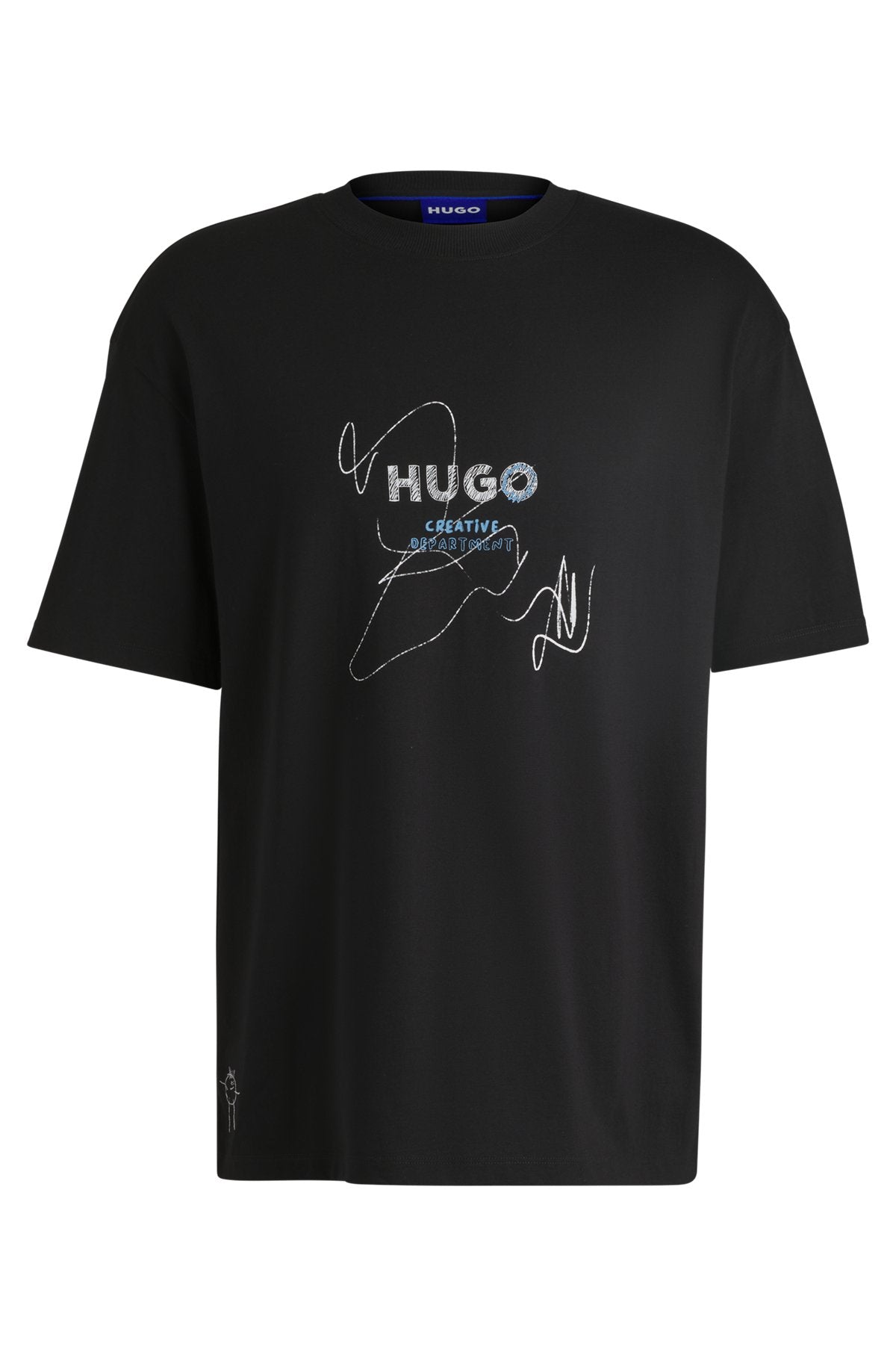 Cotton-jersey T-shirt with seasonal artwork
