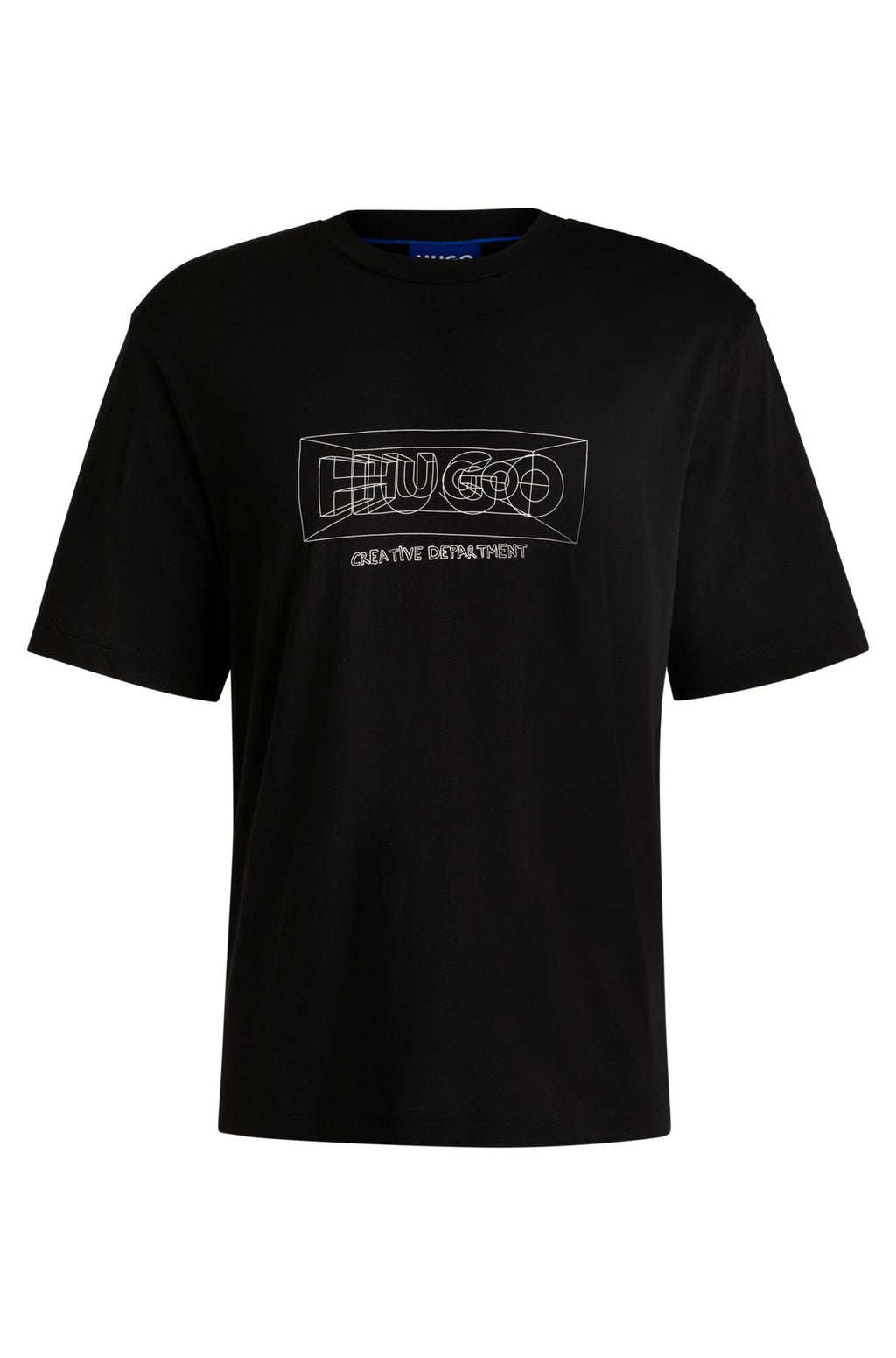 Regular-fit T-shirt in cotton with graphic logos