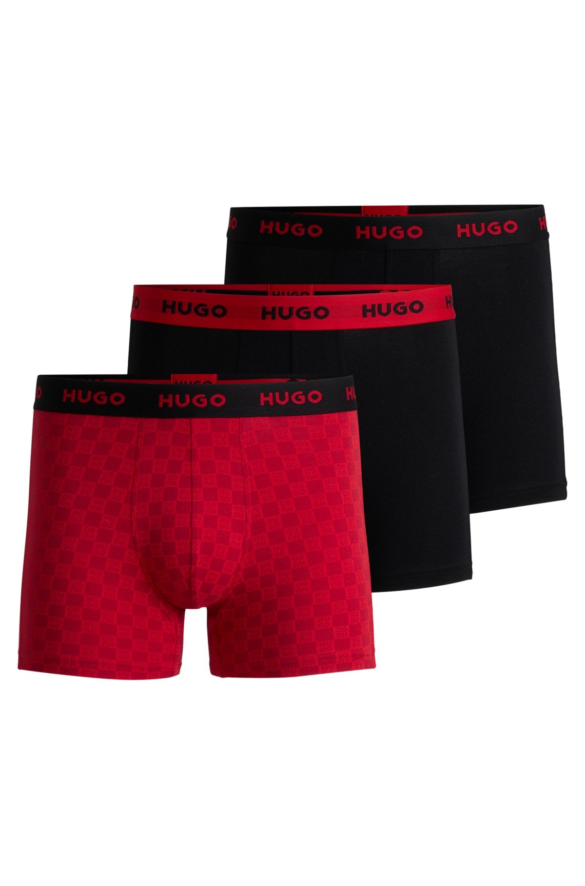 Three-pack of stretch cotton boxer briefs