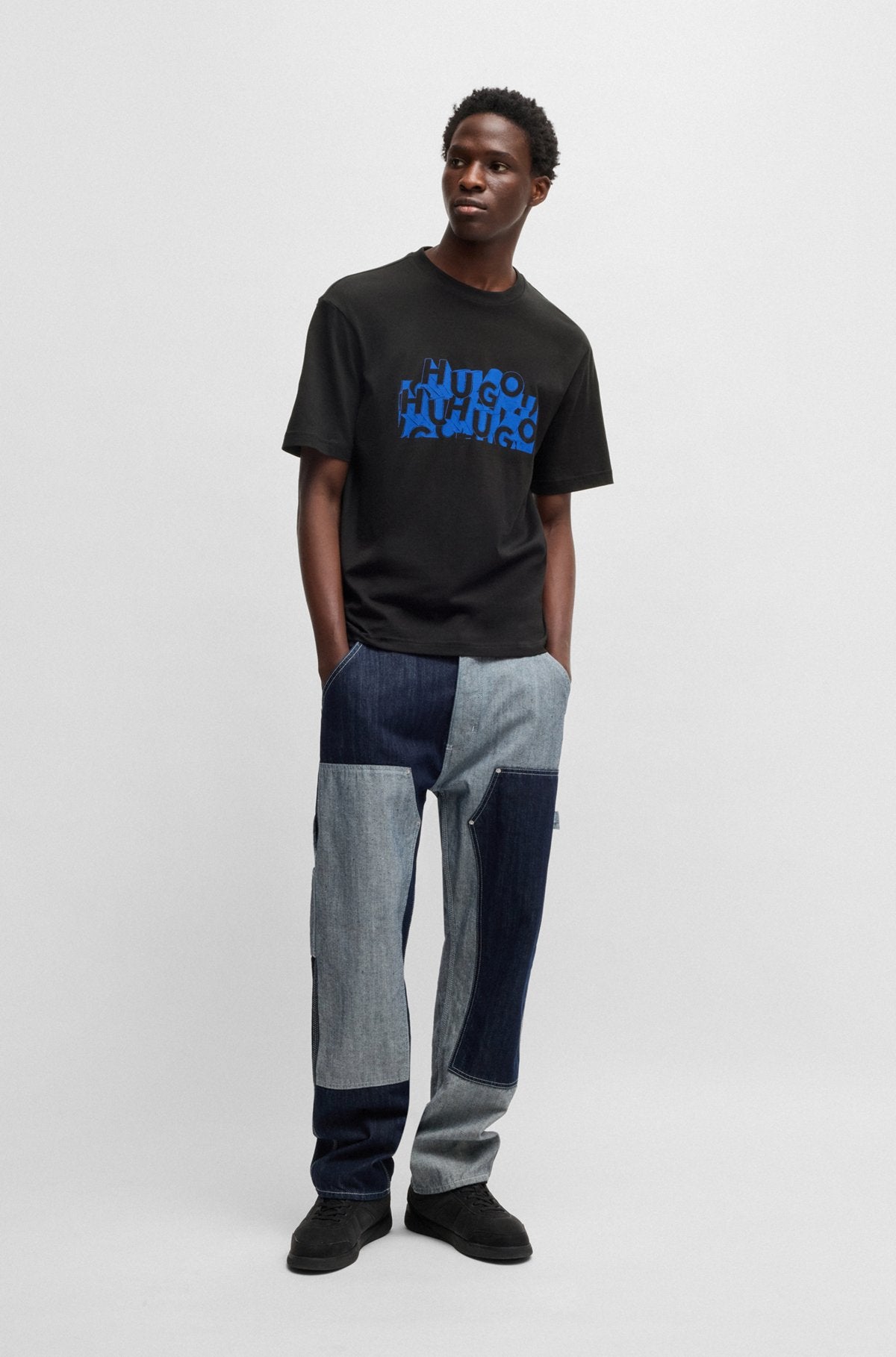 Regular-fit T-shirt in cotton with logo graphic