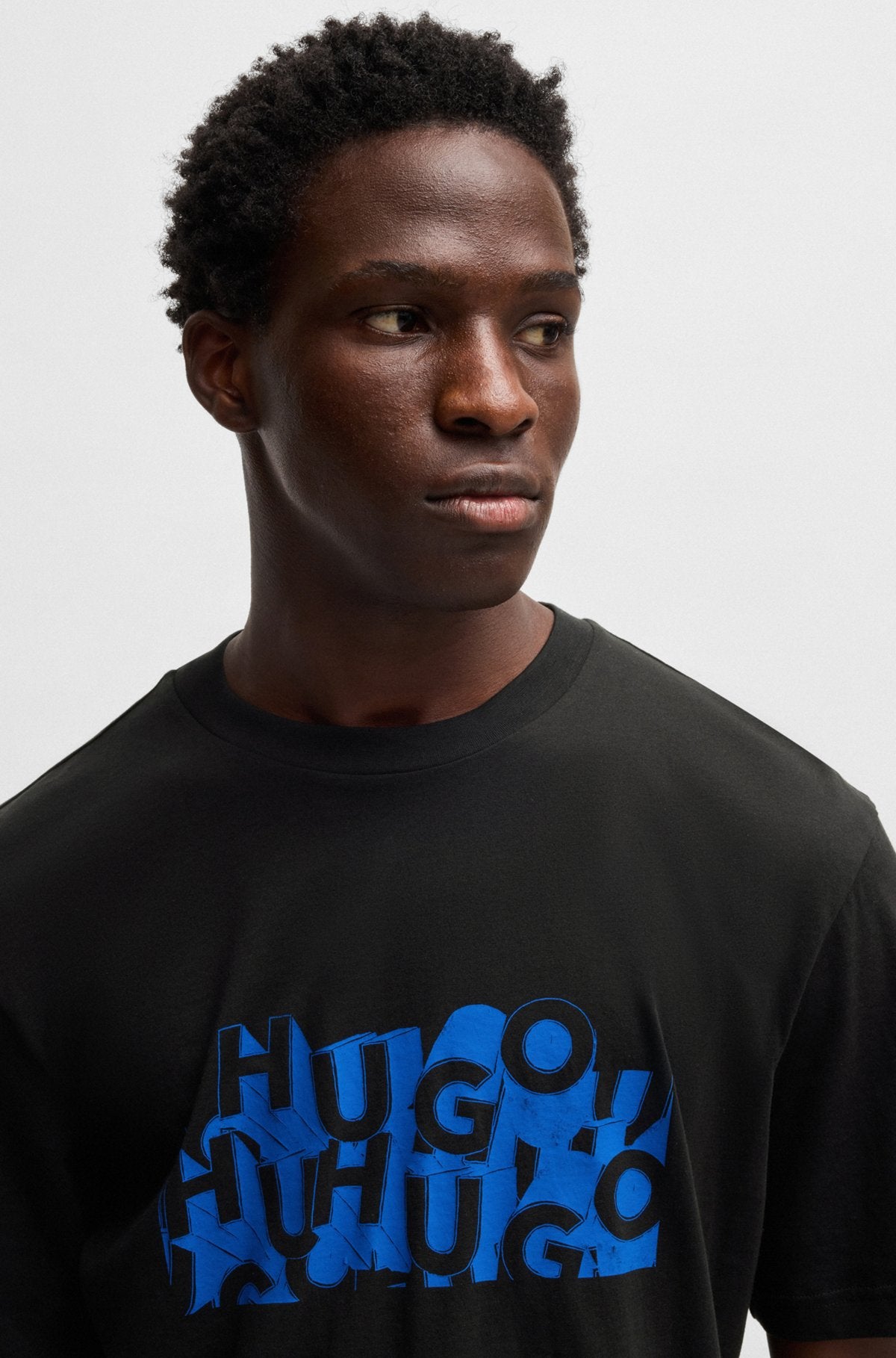 Regular-fit T-shirt in cotton with logo graphic