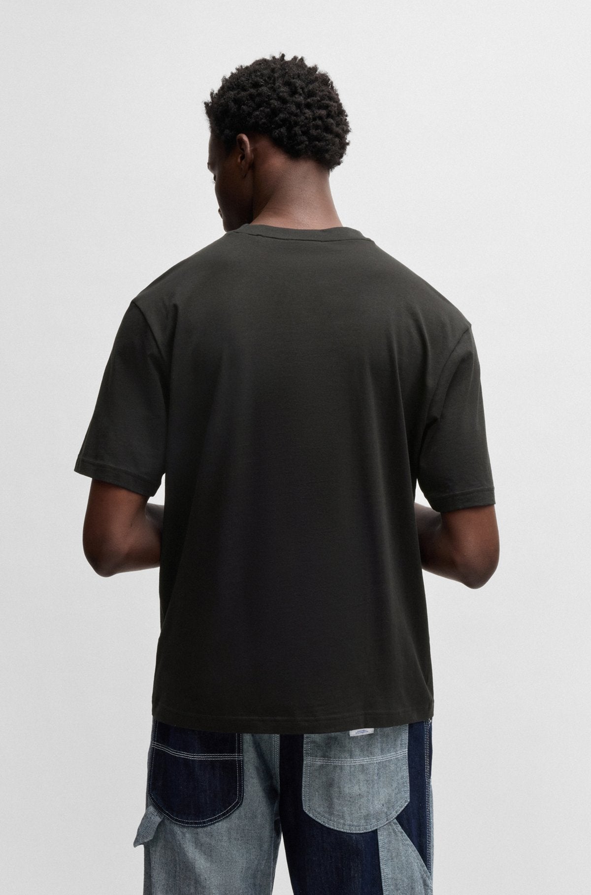 Regular-fit T-shirt in cotton with logo graphic