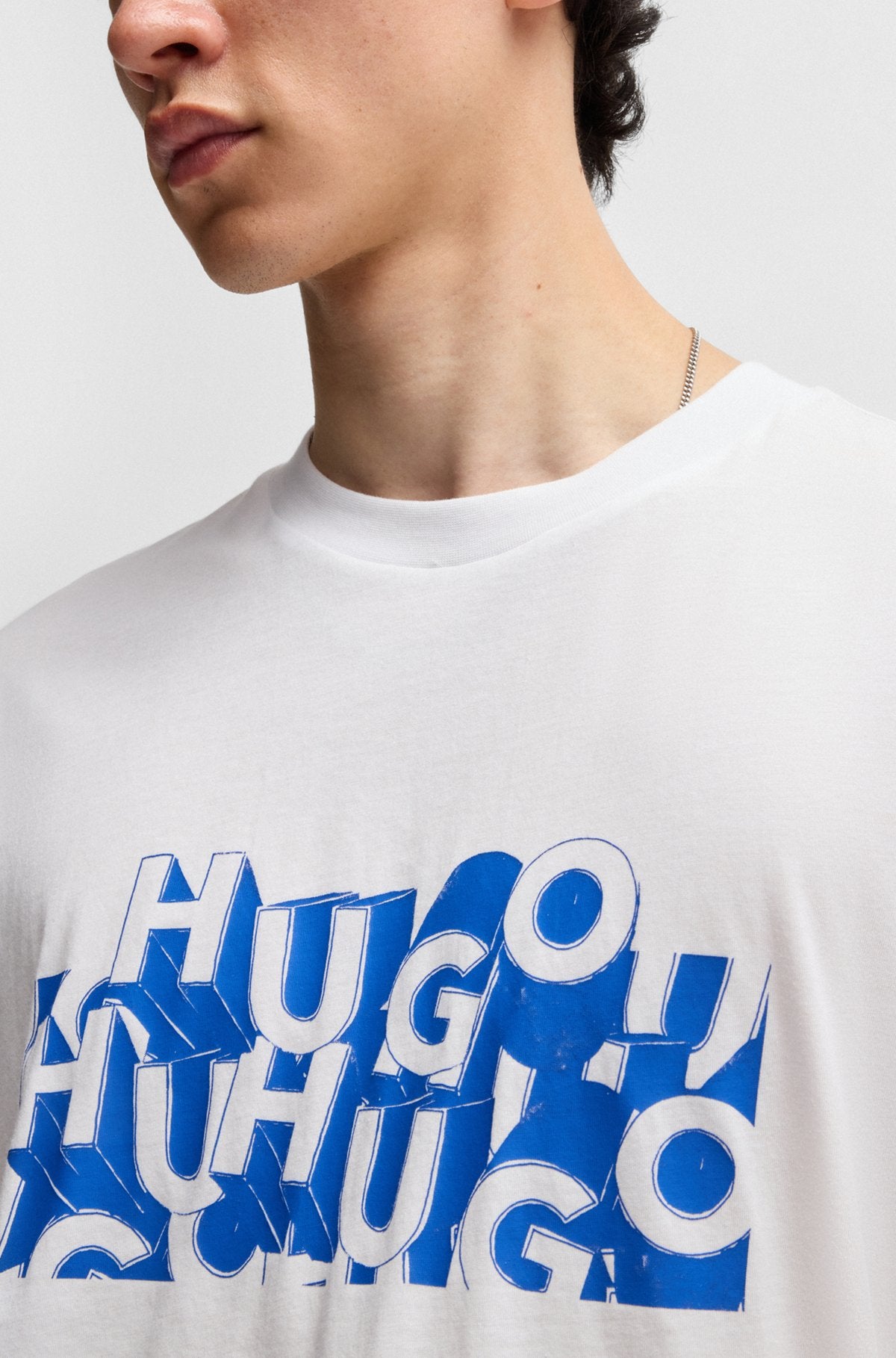 Regular-fit T-shirt in cotton with logo graphic