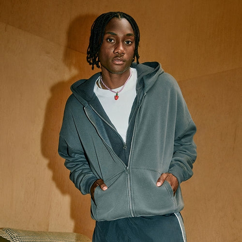 Hollister - Boxy Zip-Up Hoodie