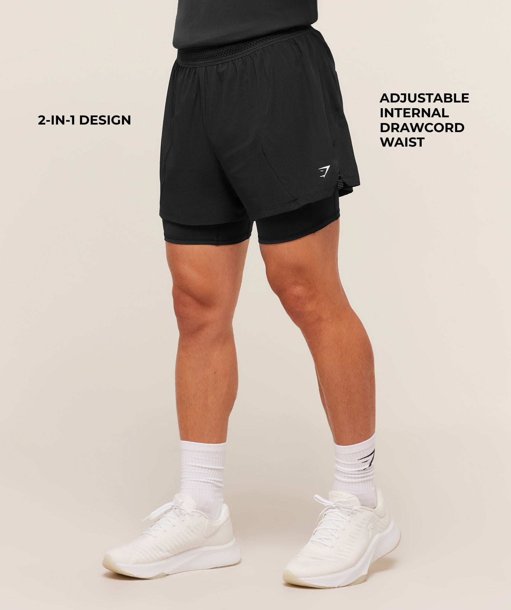 GYMSHARK - Running 4" 2in1 Shorts