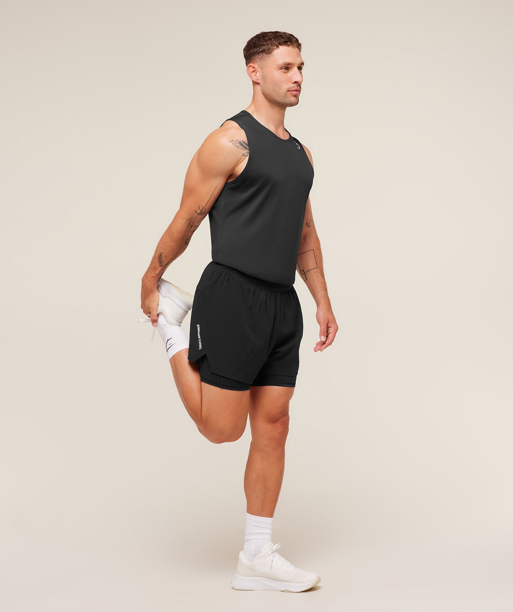 GYMSHARK - Running 4" 2in1 Shorts
