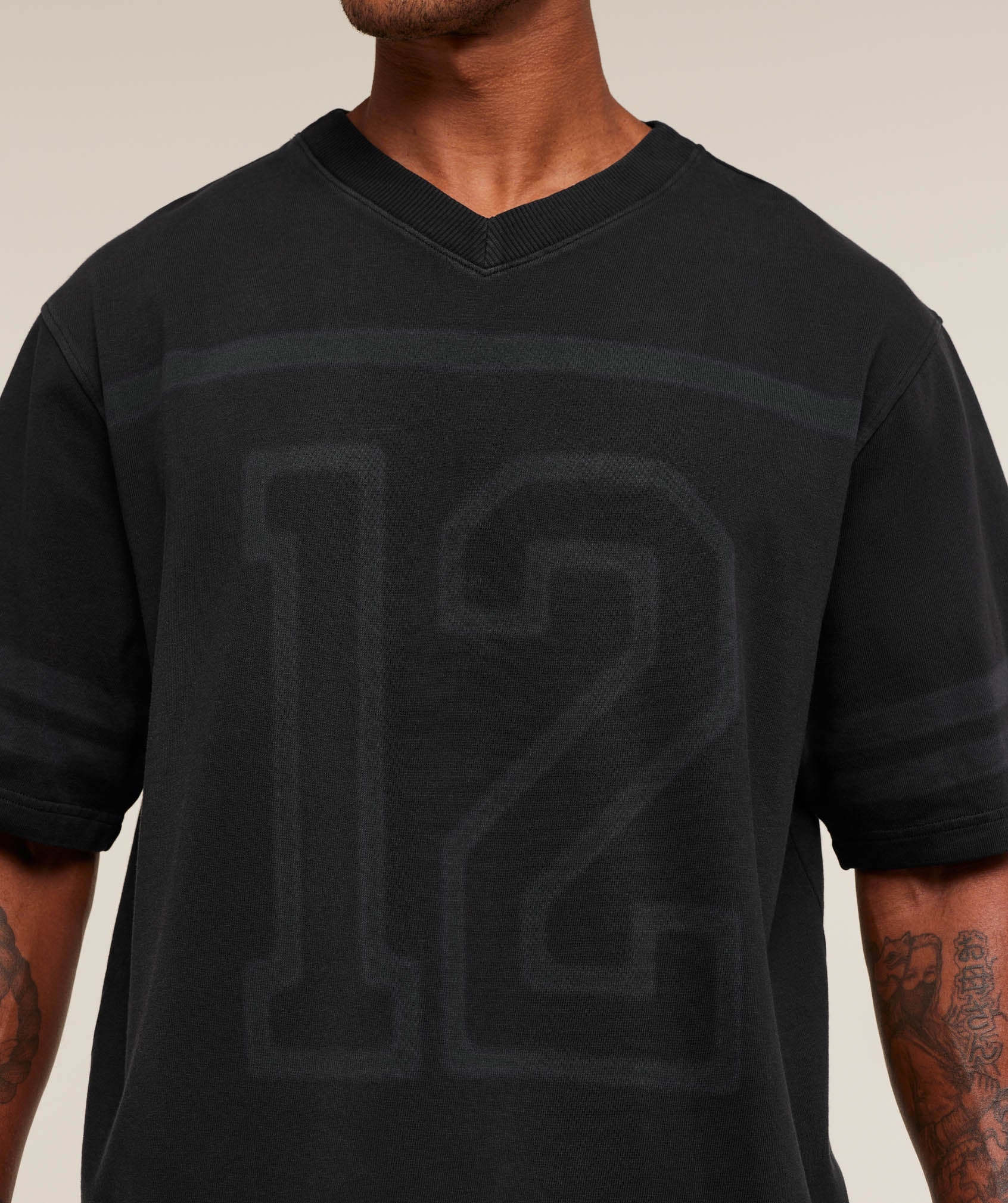 GYMSHARK - Collegiate Washed Jersey T-Shirt
