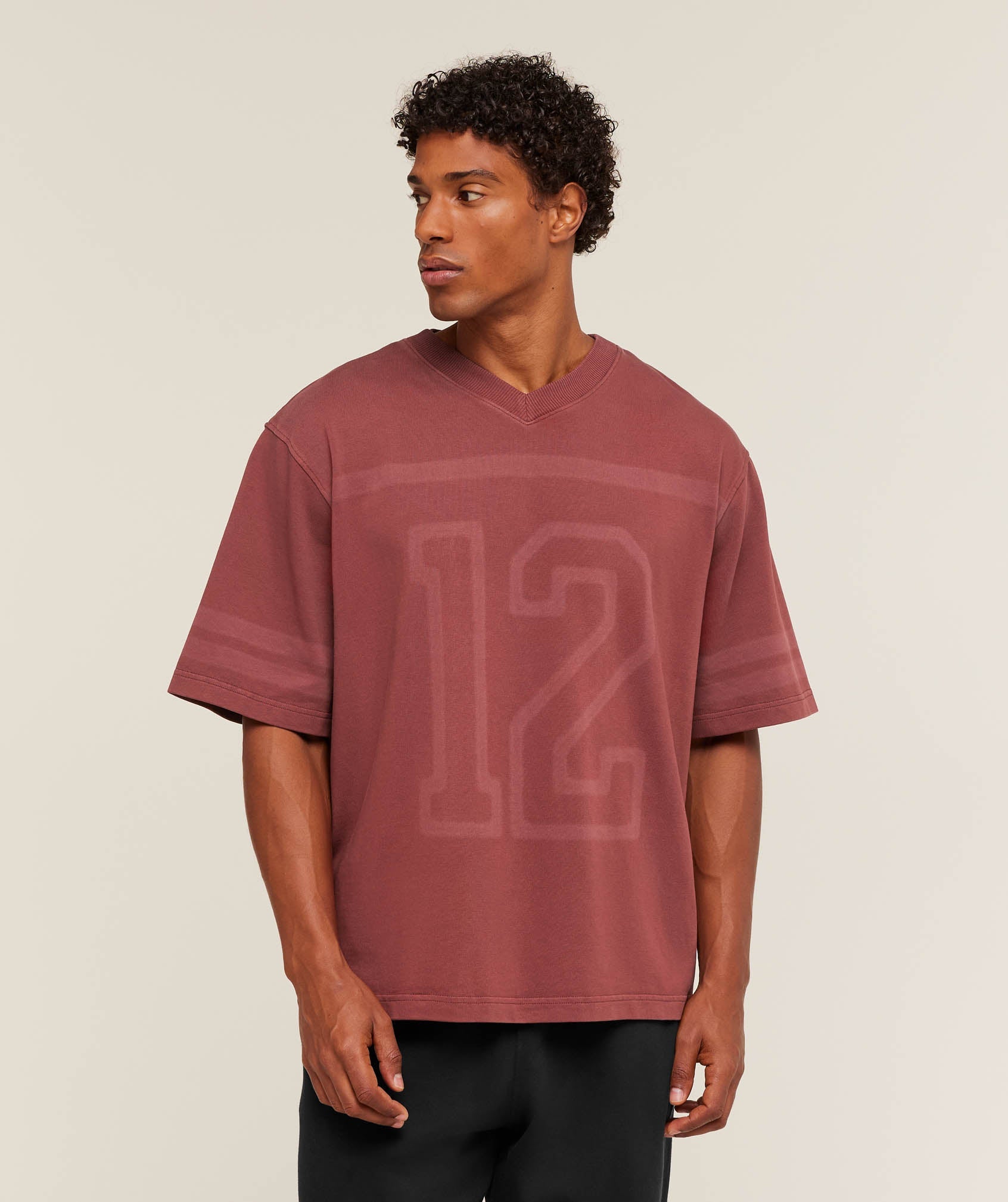 GYMSHARK - Collegiate Washed Jersey T-Shirt