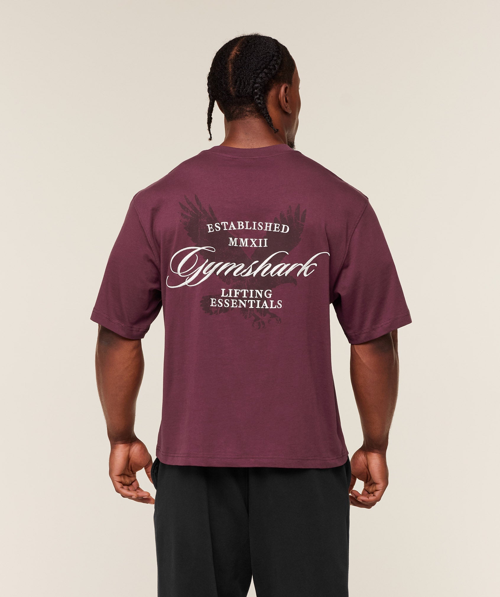 GYMSHARK - Eagle Script Graphic T-Shirt