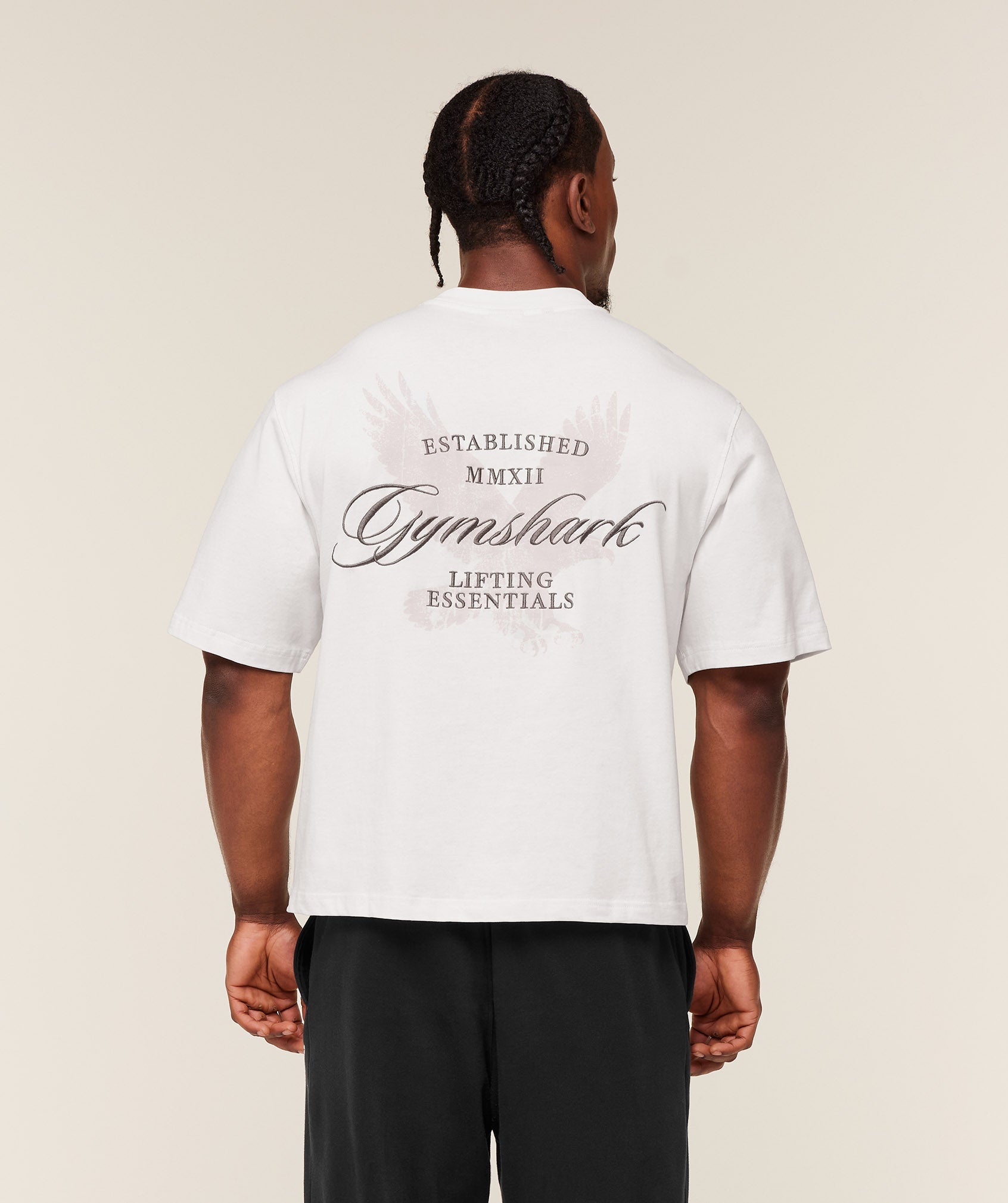 GYMSHARK - Eagle Script Graphic T-Shirt