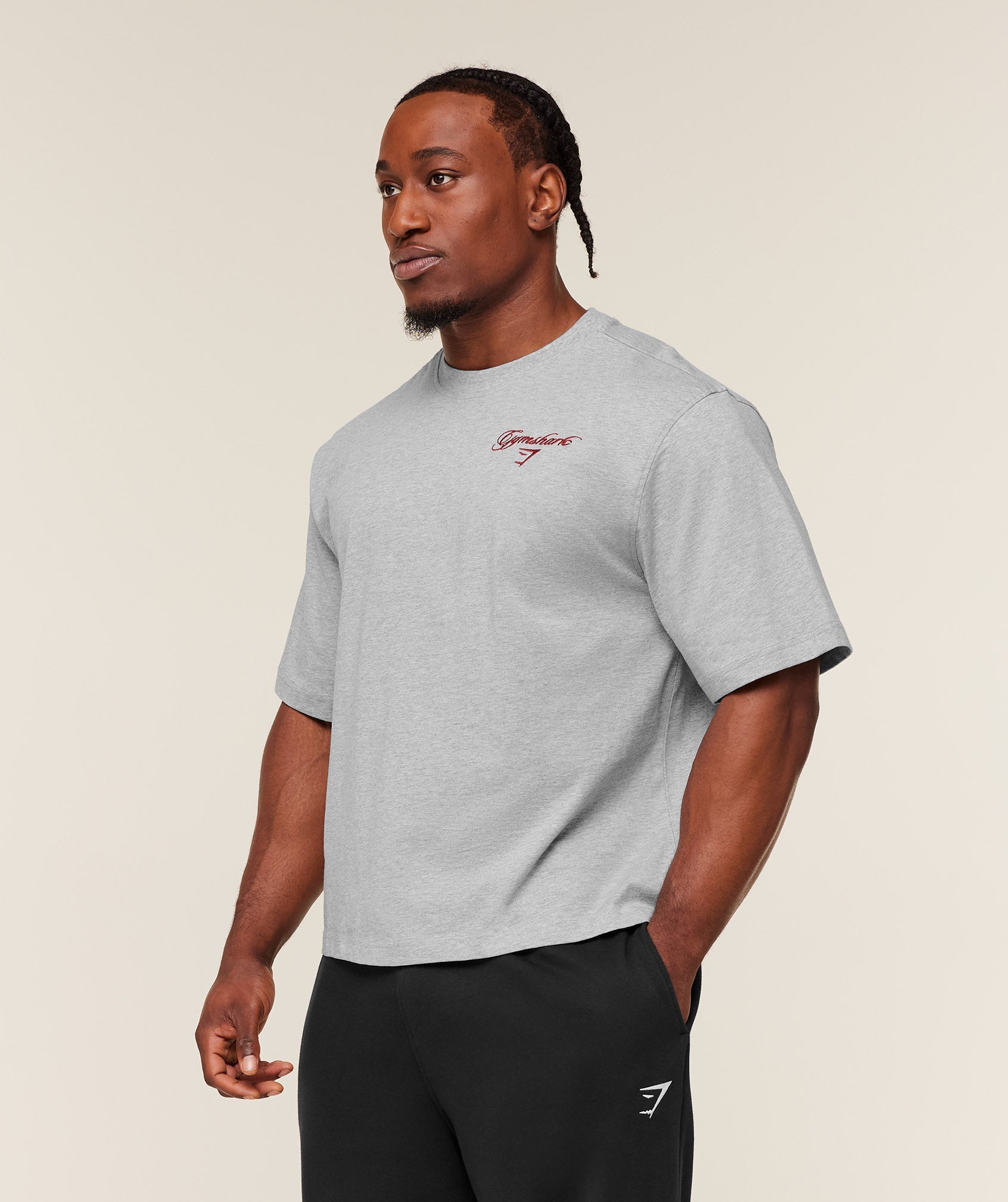 GYMSHARK - Eagle Script Graphic T-Shirt