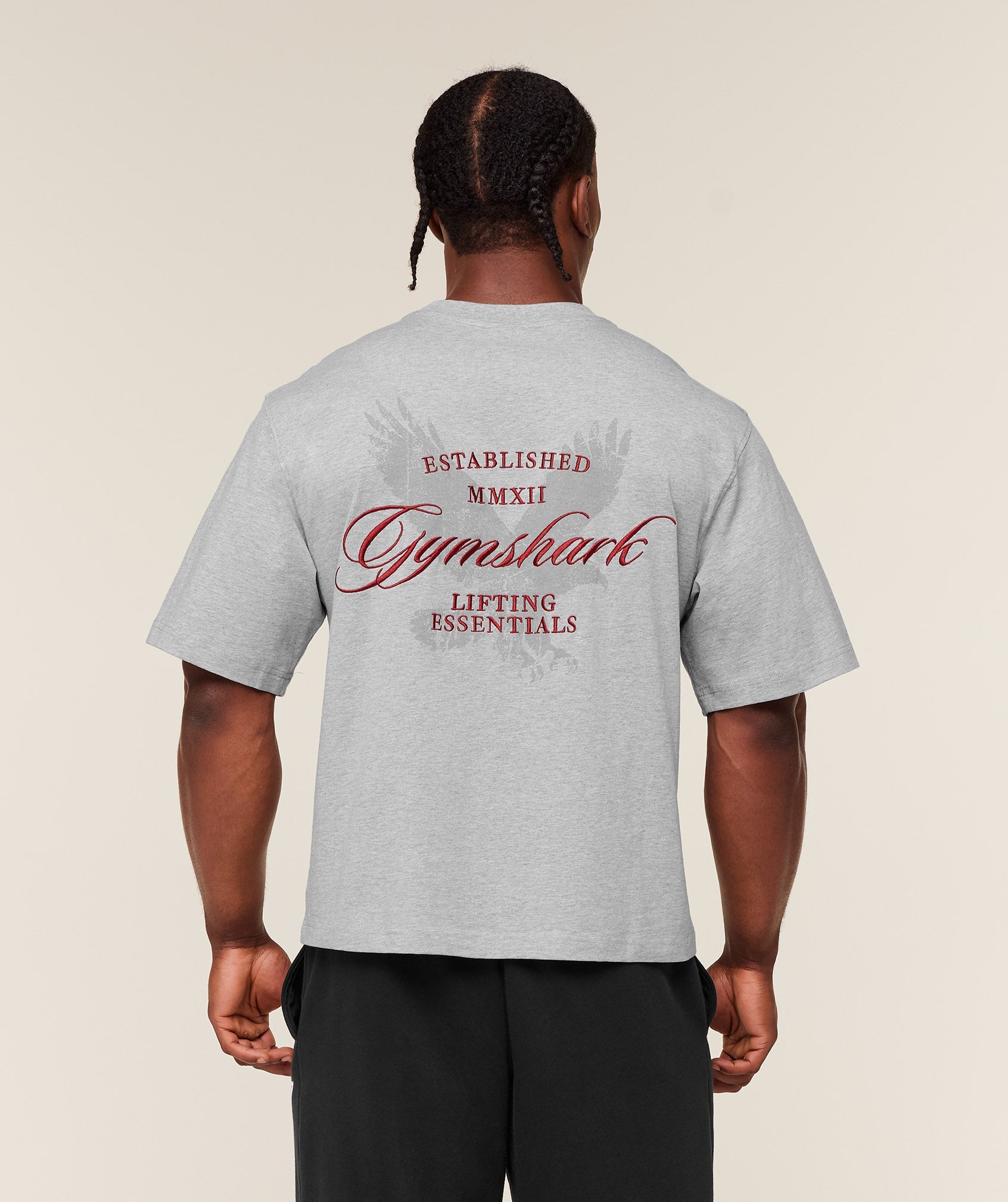 GYMSHARK - Eagle Script Graphic T-Shirt