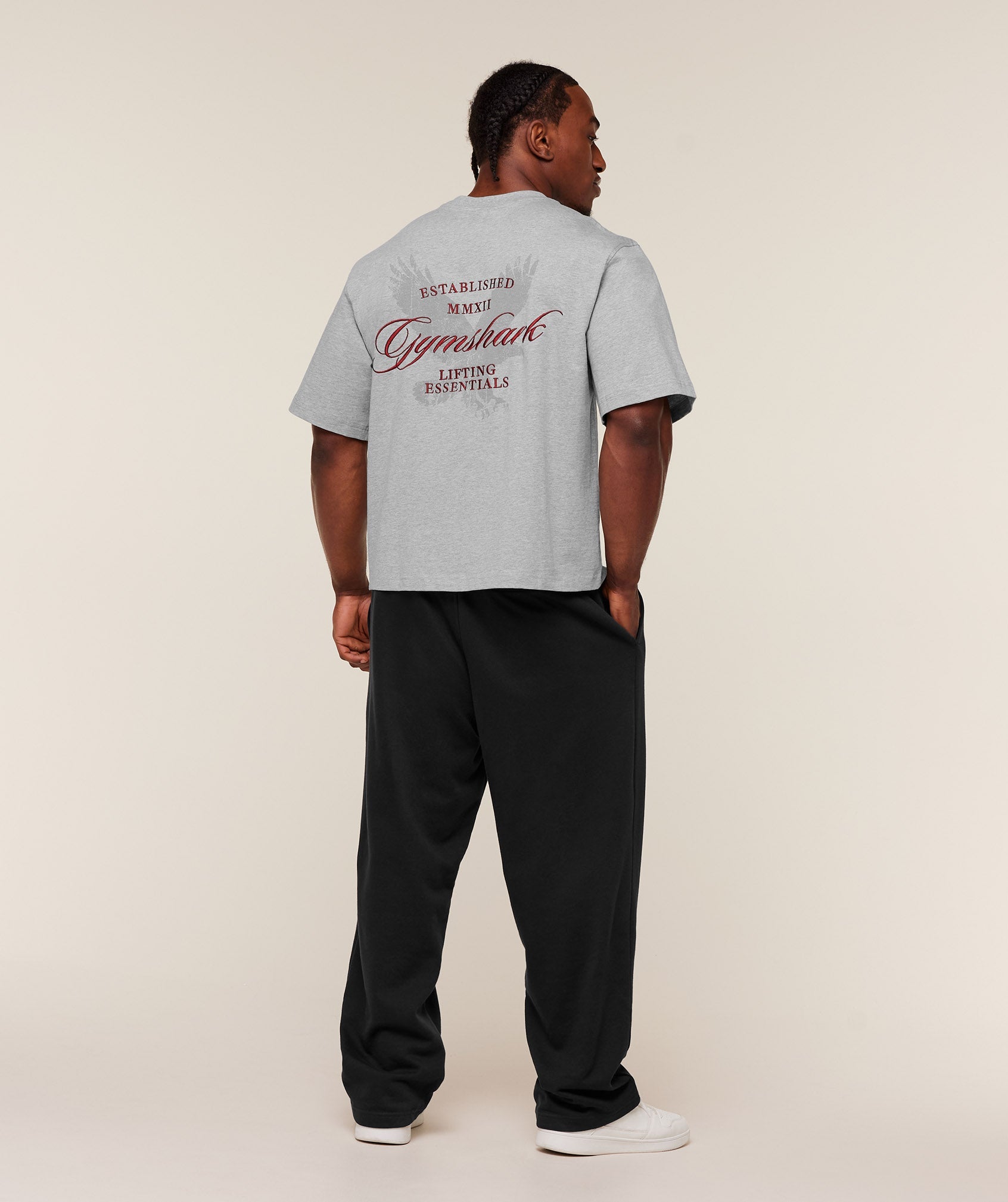 GYMSHARK - Eagle Script Graphic T-Shirt