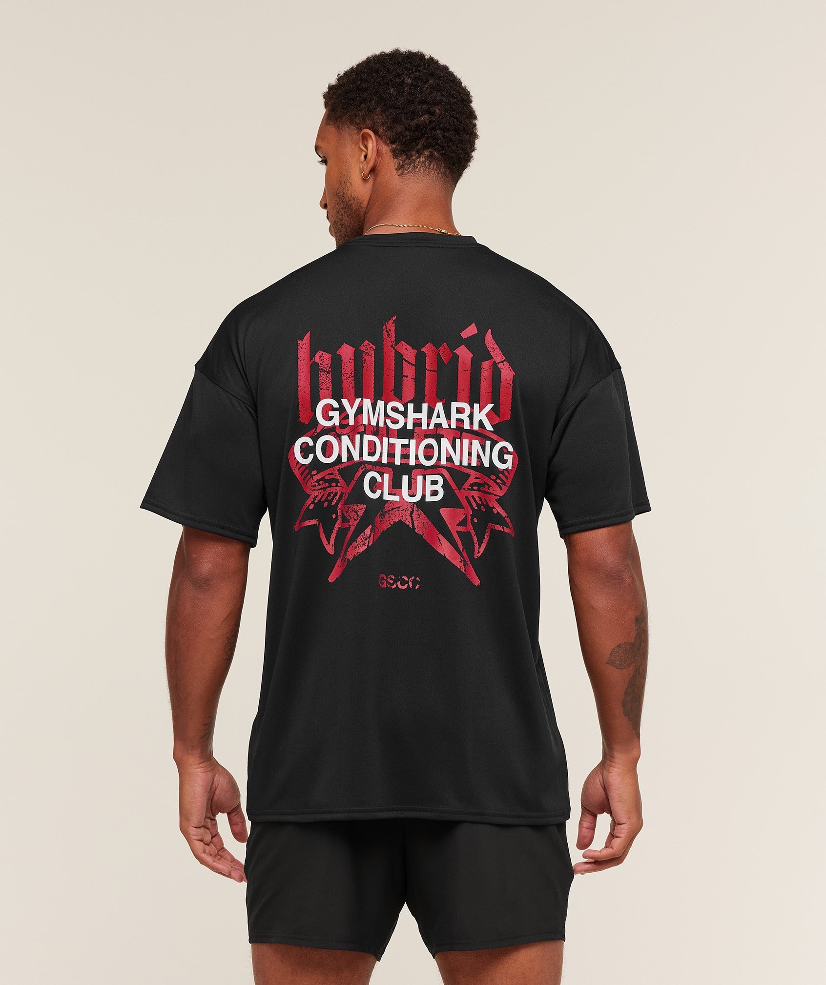 GYMSHARK - Hybrid Graphic T-Shirt