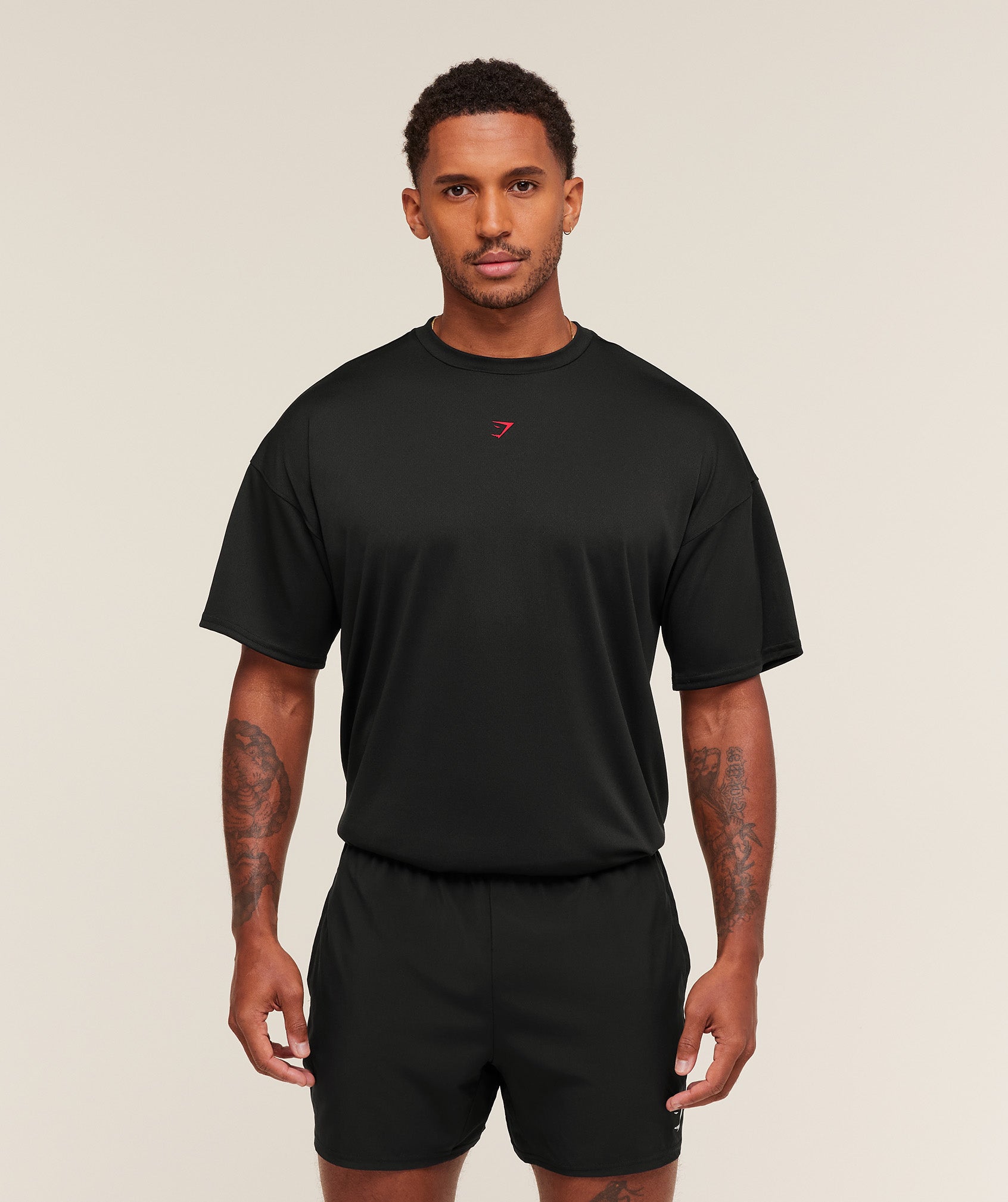 GYMSHARK - Hybrid Graphic T-Shirt