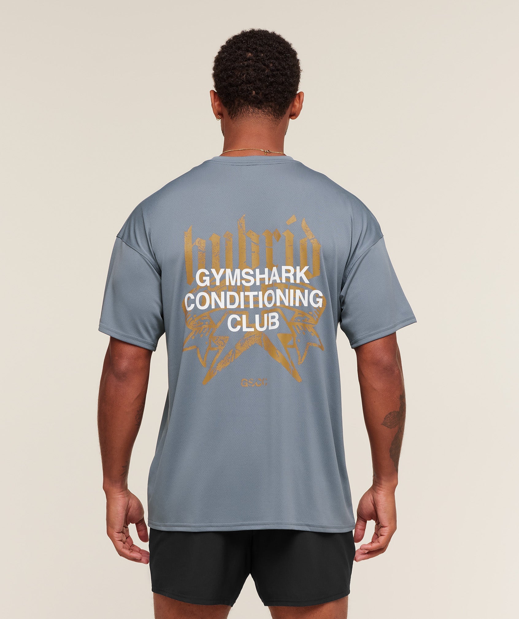 GYMSHARK - Hybrid Graphic T-Shirt