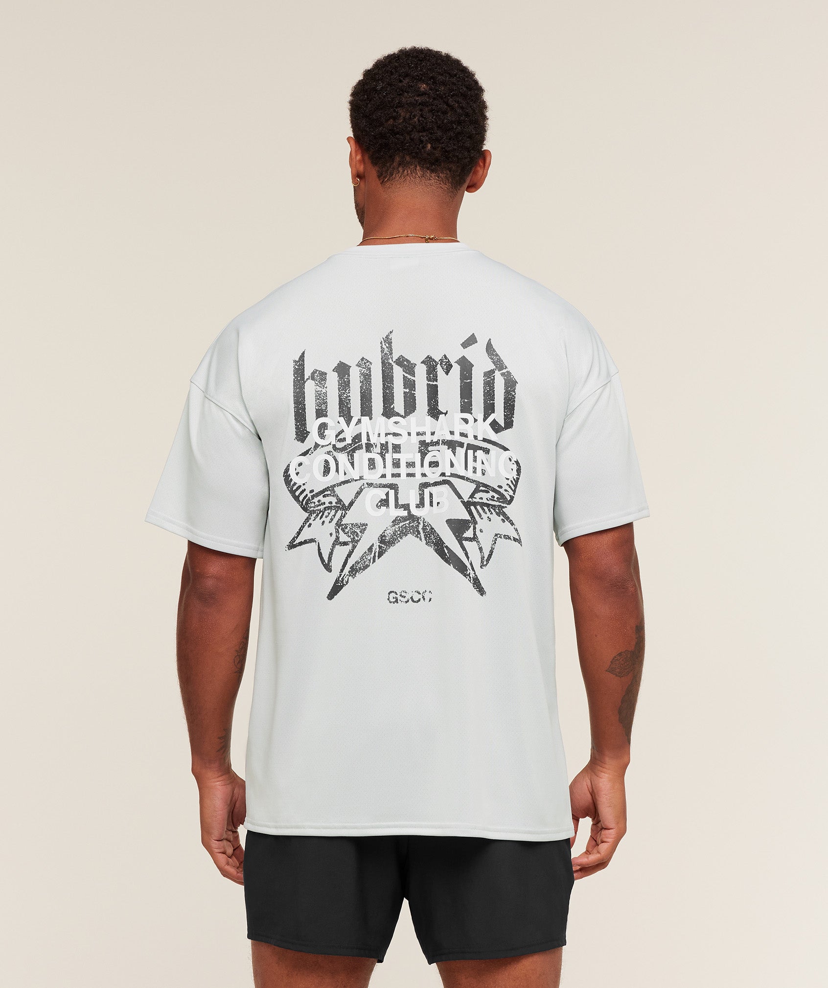 GYMSHARK - Hybrid Graphic T-Shirt