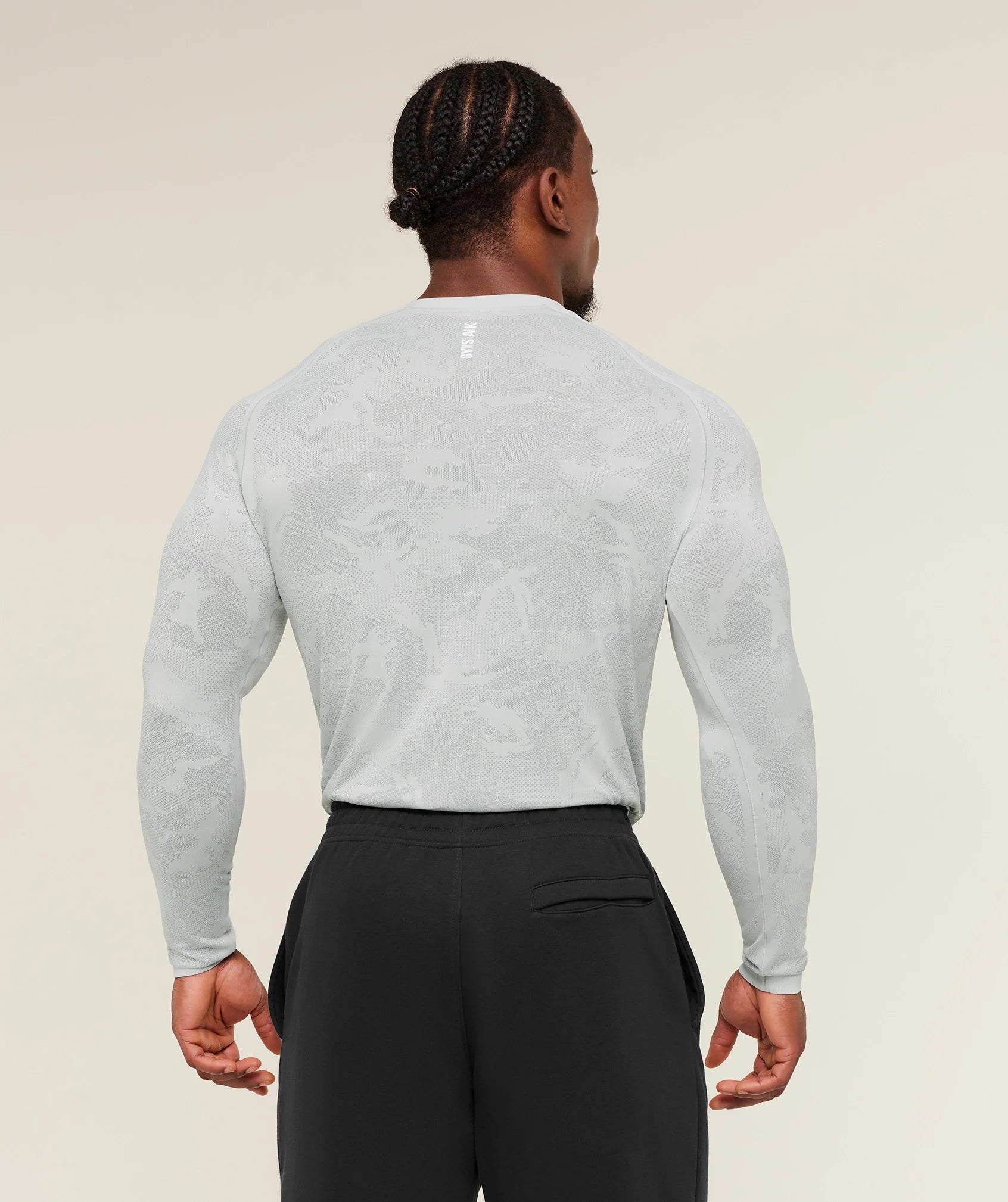GYMSHARK - Geo Seamless Long Sleeve T-Shirt
