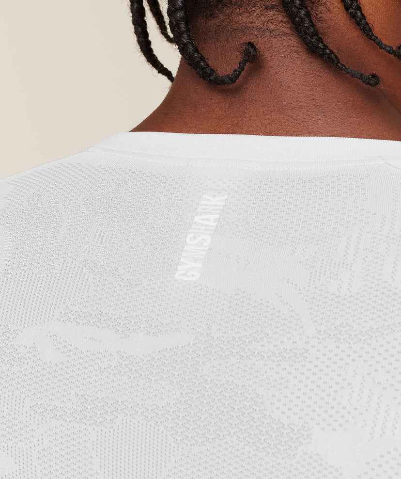 GYMSHARK - Geo Seamless Long Sleeve T-Shirt