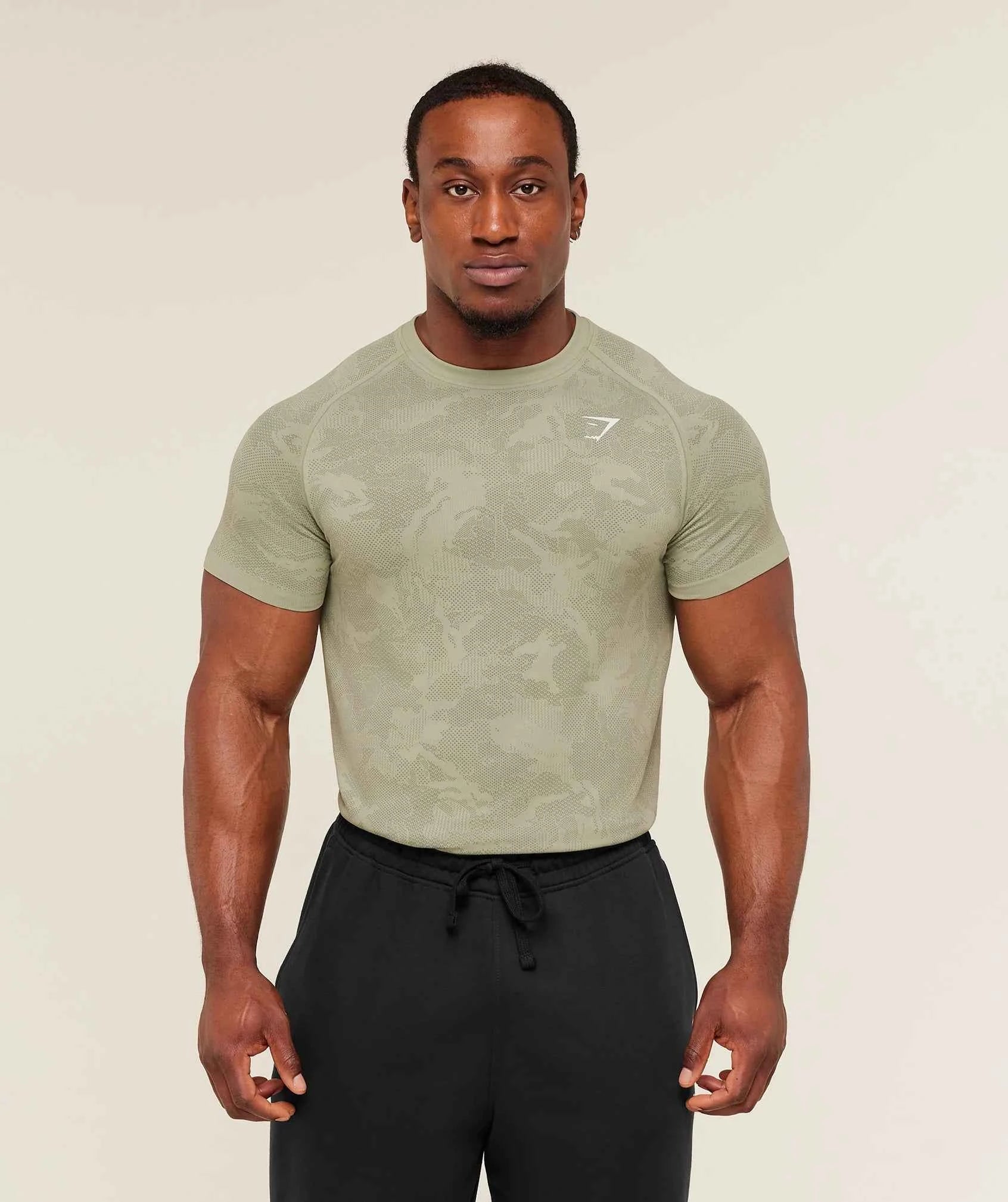 GYMSHARK-Geo Seamless T-Shirt