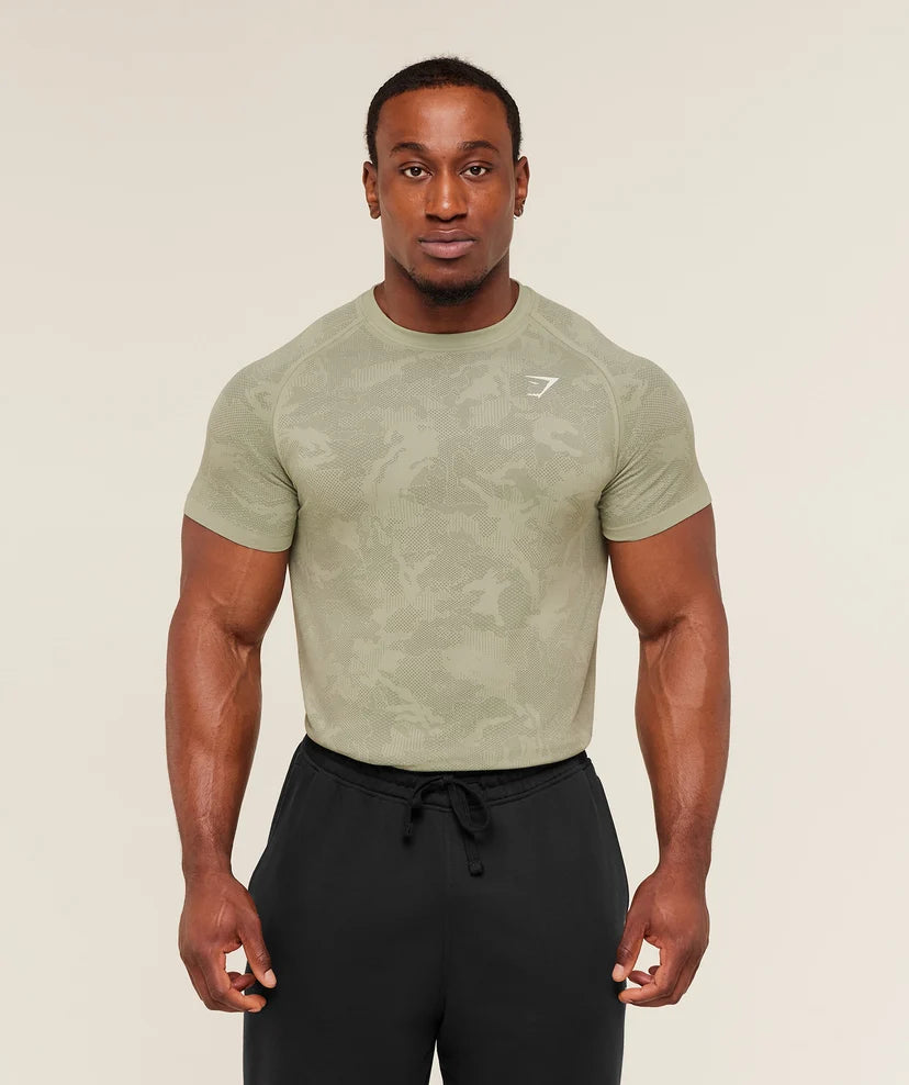 GYMSHARK - Geo Seamless T-Shirt IMMEDIATE